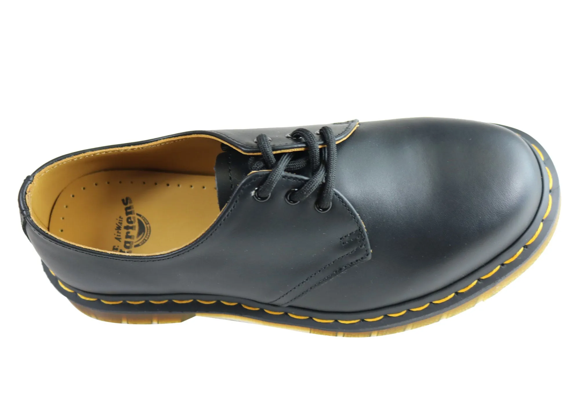 Dr Martens 1461 Classic Black Nappa Lace Up Comfortable Unisex Shoes Dr Martens Shoes