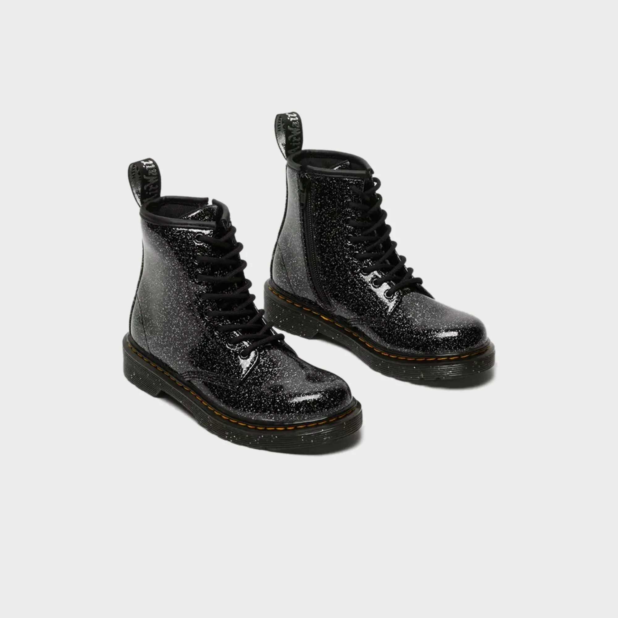 Dr. Martens Junior 1460 Ankle Boot - Black Glitter Dr. Martens Shoes