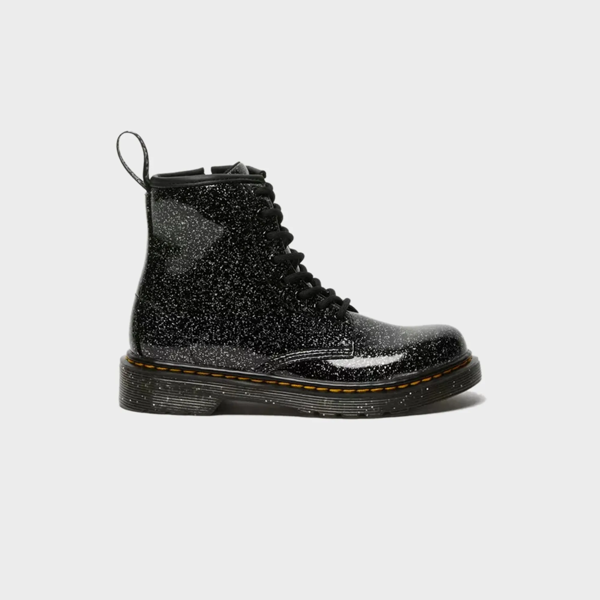 Dr. Martens Junior 1460 Ankle Boot - Black Glitter Dr. Martens Shoes