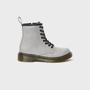 Dr. Martens Junior 1460 - Silver Coated Glitter Dr. Martens Shoes