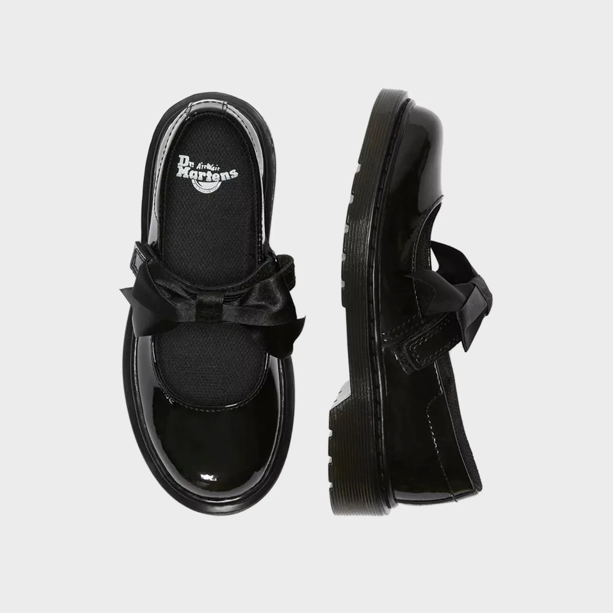 Dr. Martens Kids Maccy II Patent Leather - Black Dr. Martens Shoes