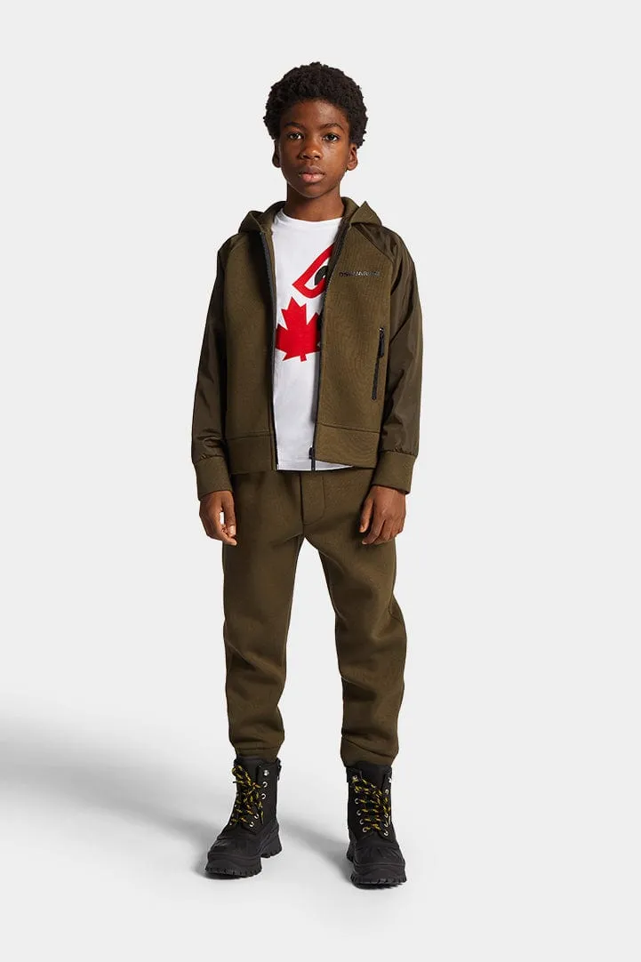 Dsquared2 Kids Zip Up Top in Green