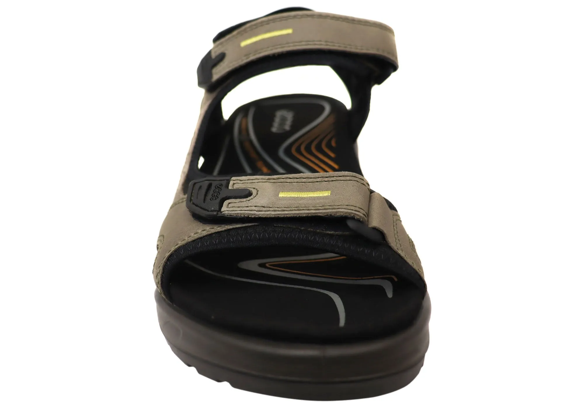 ECCO Mens Offroad Comfortable Leather Adjustable Sandals ECCO Shoes