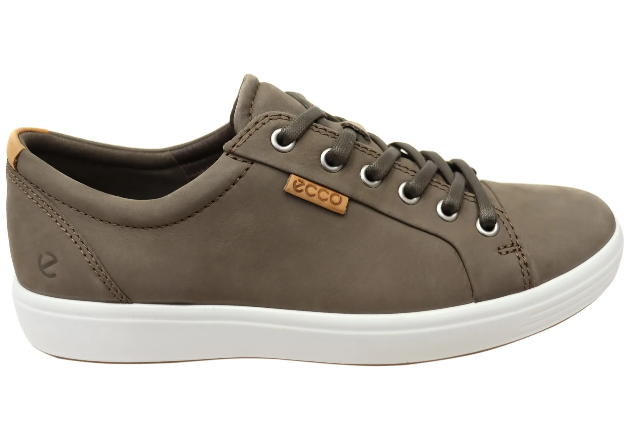 ECCO Mens Soft 7 Comfortable Leather Casual Lace Up Sneakers Shoes ECCO Shoes