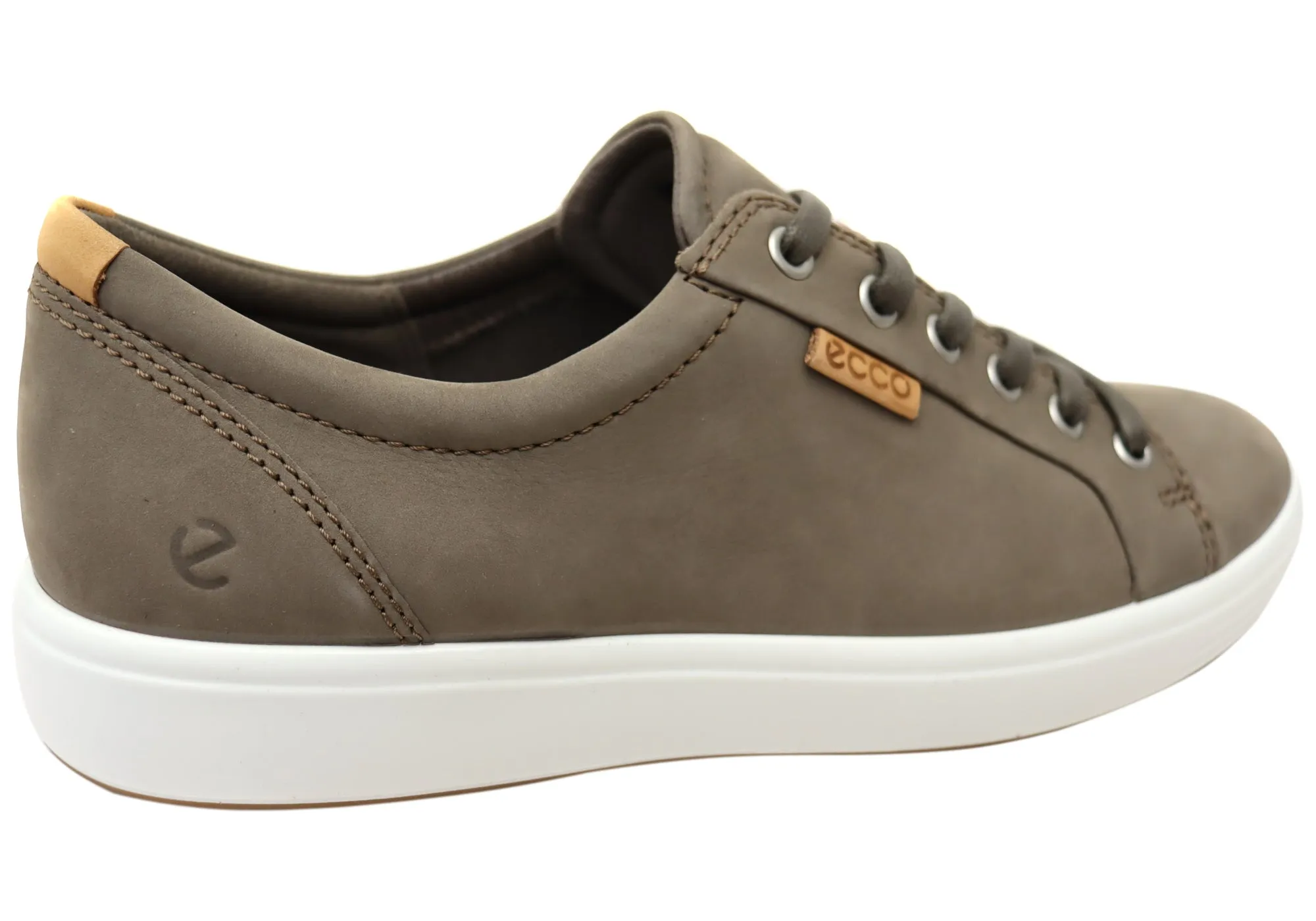 ECCO Mens Soft 7 Comfortable Leather Casual Lace Up Sneakers Shoes ECCO Shoes