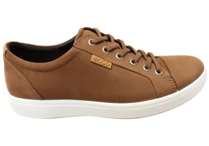 ECCO Mens Soft 7 Comfortable Leather Casual Lace Up Sneakers Shoes ECCO Shoes