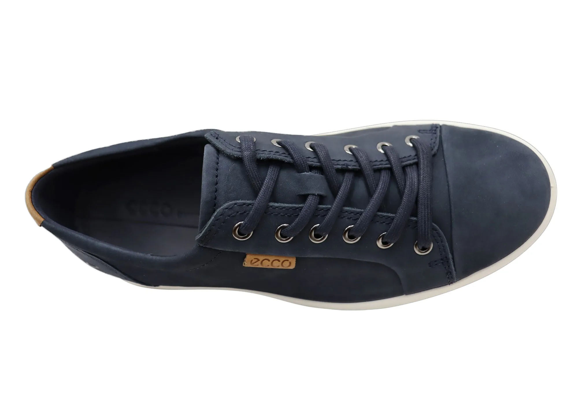 ECCO Mens Soft 7 Comfortable Leather Casual Lace Up Sneakers Shoes ECCO Shoes