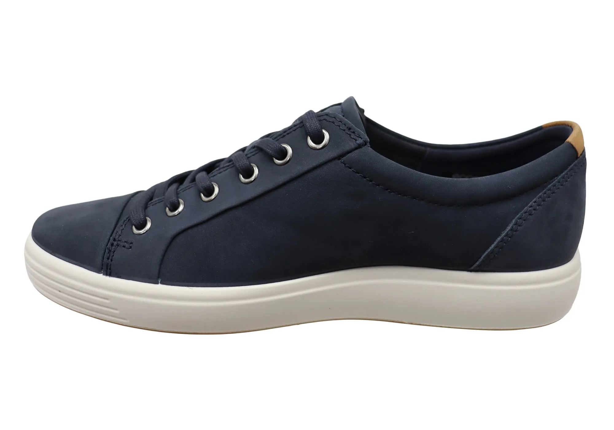 ECCO Mens Soft 7 Comfortable Leather Casual Lace Up Sneakers Shoes ECCO Shoes
