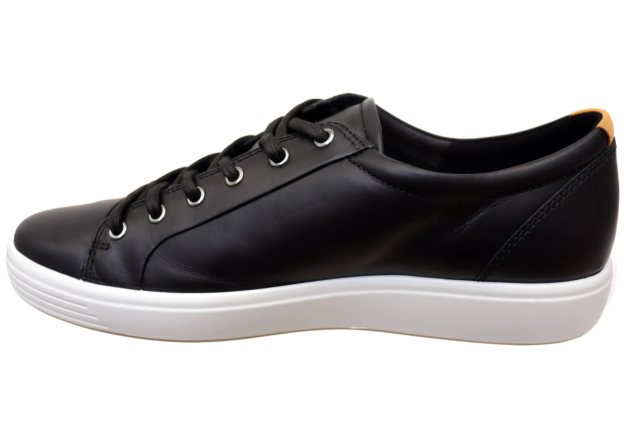 ECCO Mens Soft 7 Comfortable Leather Casual Lace Up Sneakers Shoes ECCO Shoes