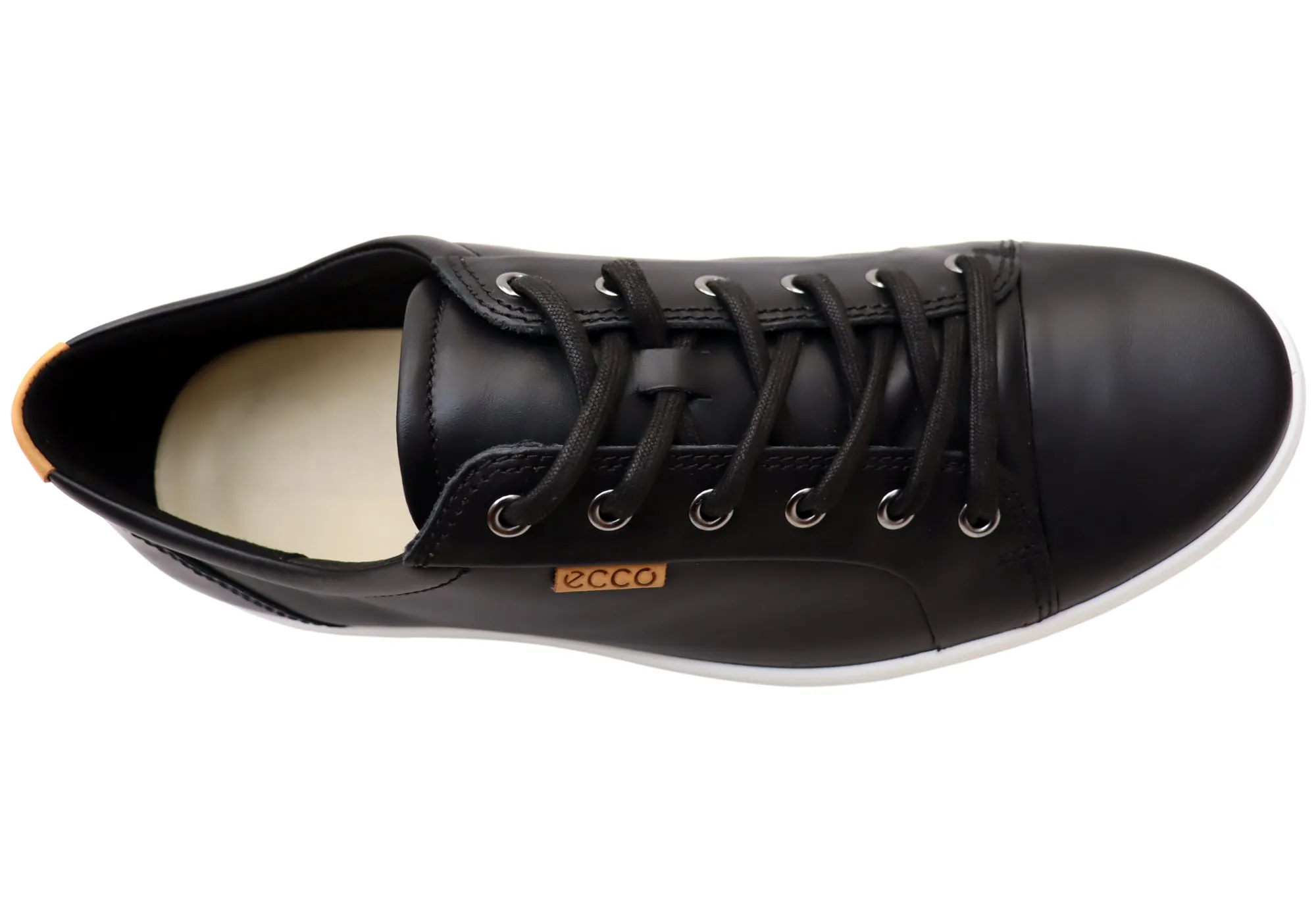 ECCO Mens Soft 7 Comfortable Leather Casual Lace Up Sneakers Shoes ECCO Shoes