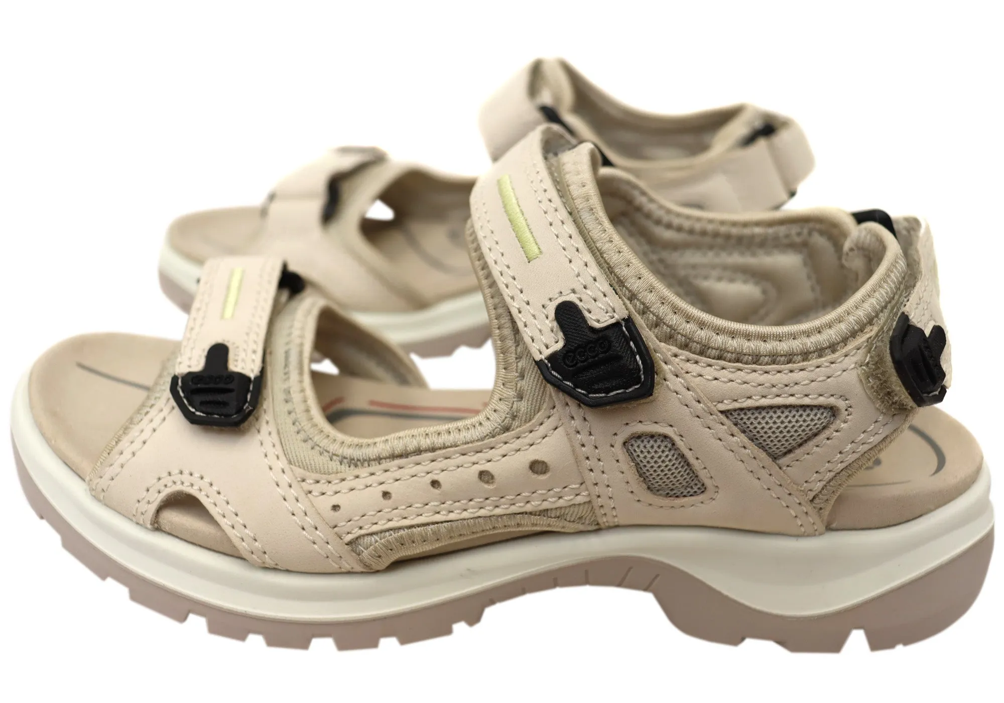ECCO Womens Offroad Comfort Leather Adjustable Sandals ecco Shoes