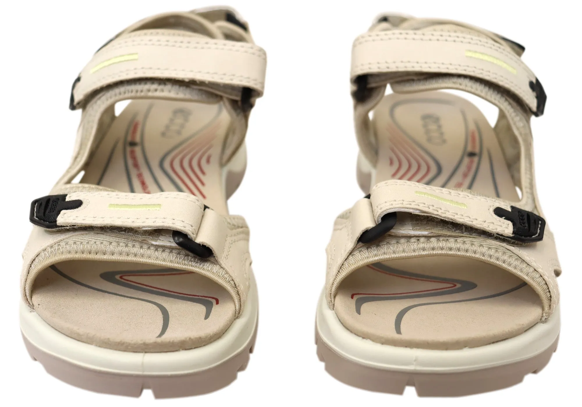 ECCO Womens Offroad Comfort Leather Adjustable Sandals ecco Shoes
