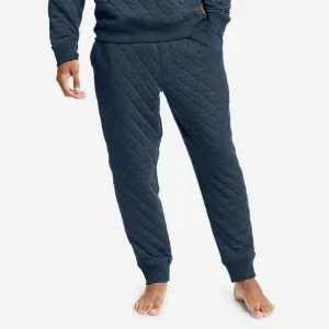 Eddie Bauer Men's Outlooker Quilted Jogger Pants - Indigo Blue Eddie Bauer