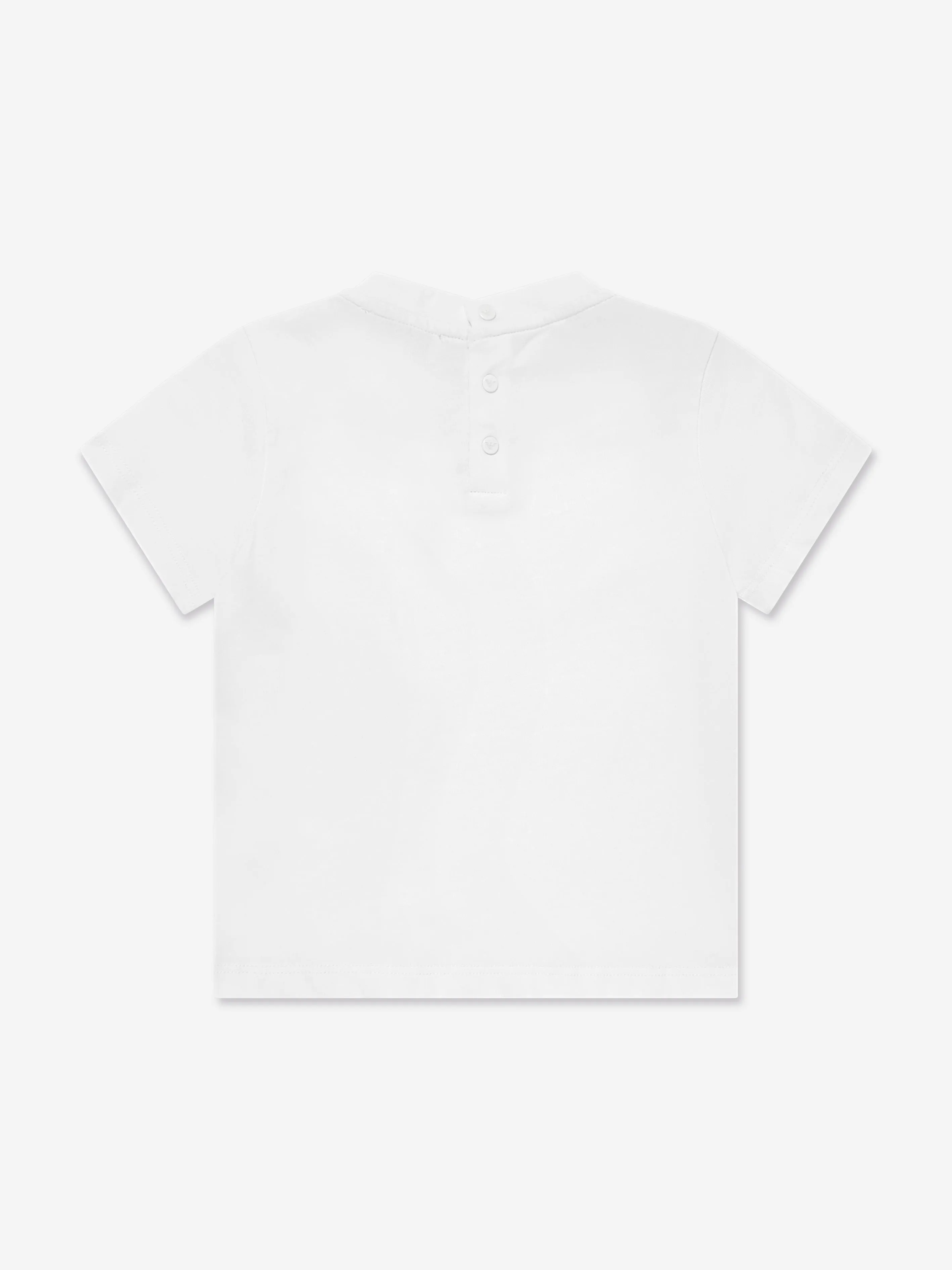Emporio Armani Baby Boys Logo T-Shirt in White