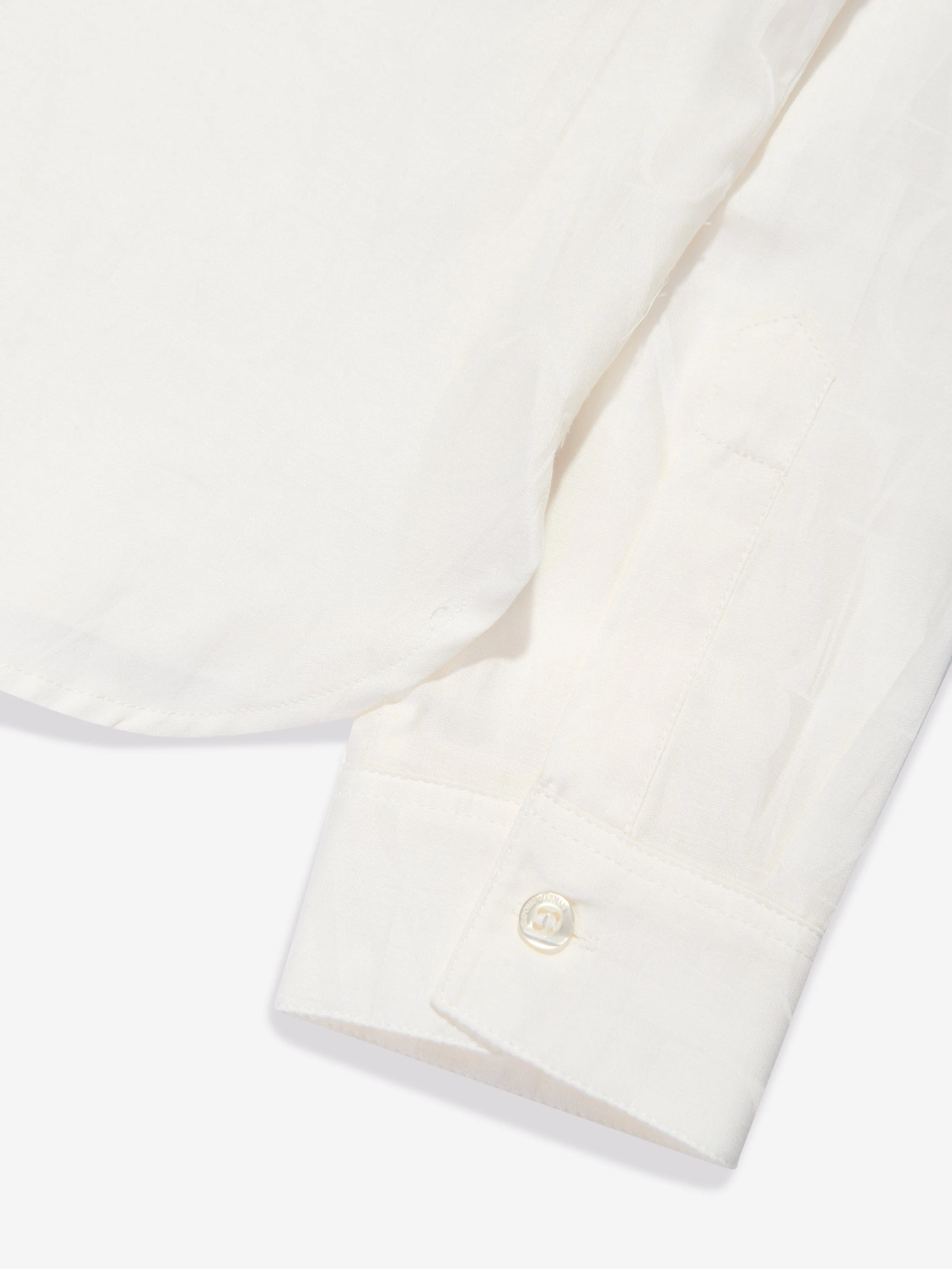 Emporio Armani Boys Logo Shirt in Beige