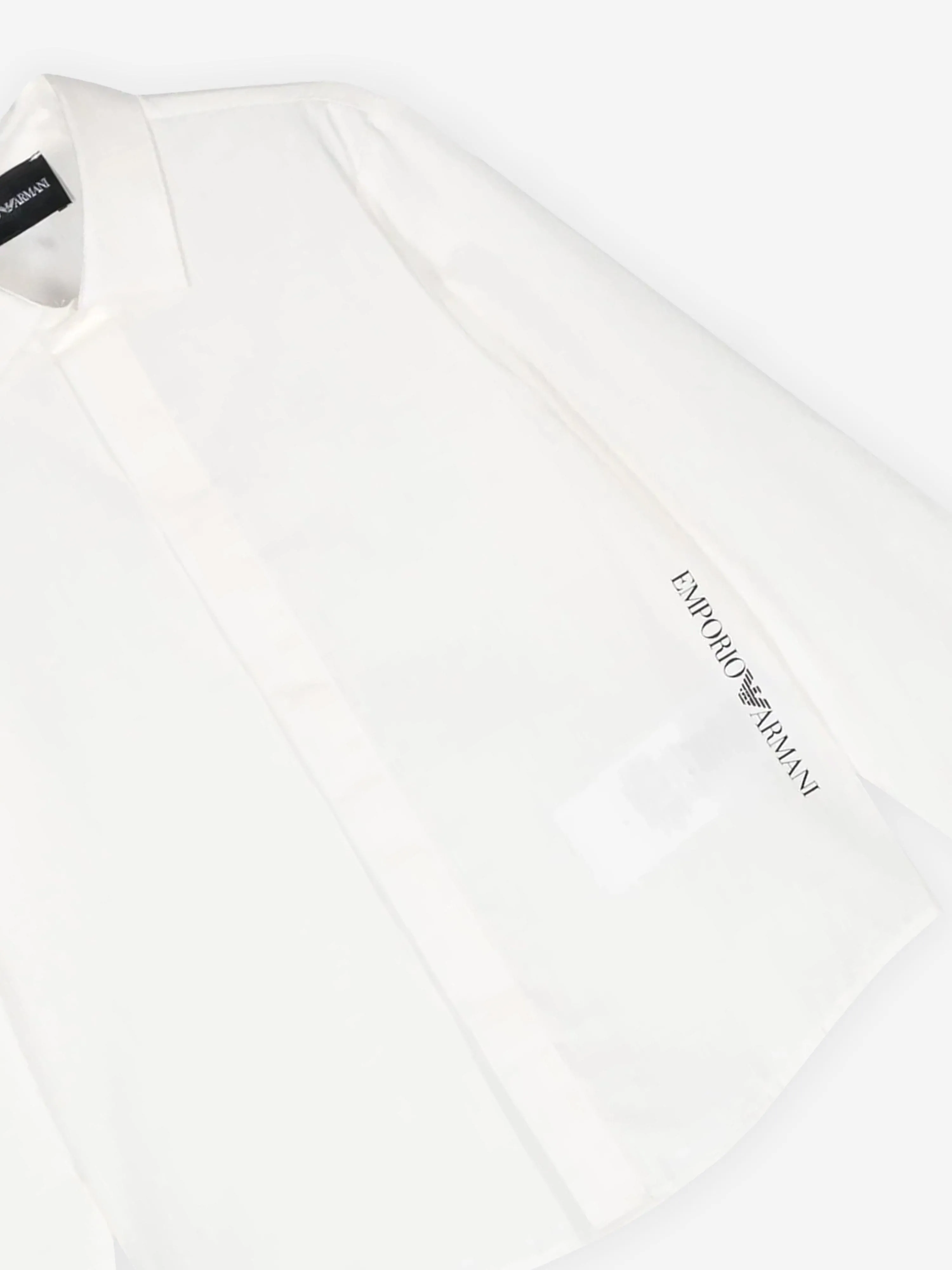 Emporio Armani Boys Logo Shirt in White
