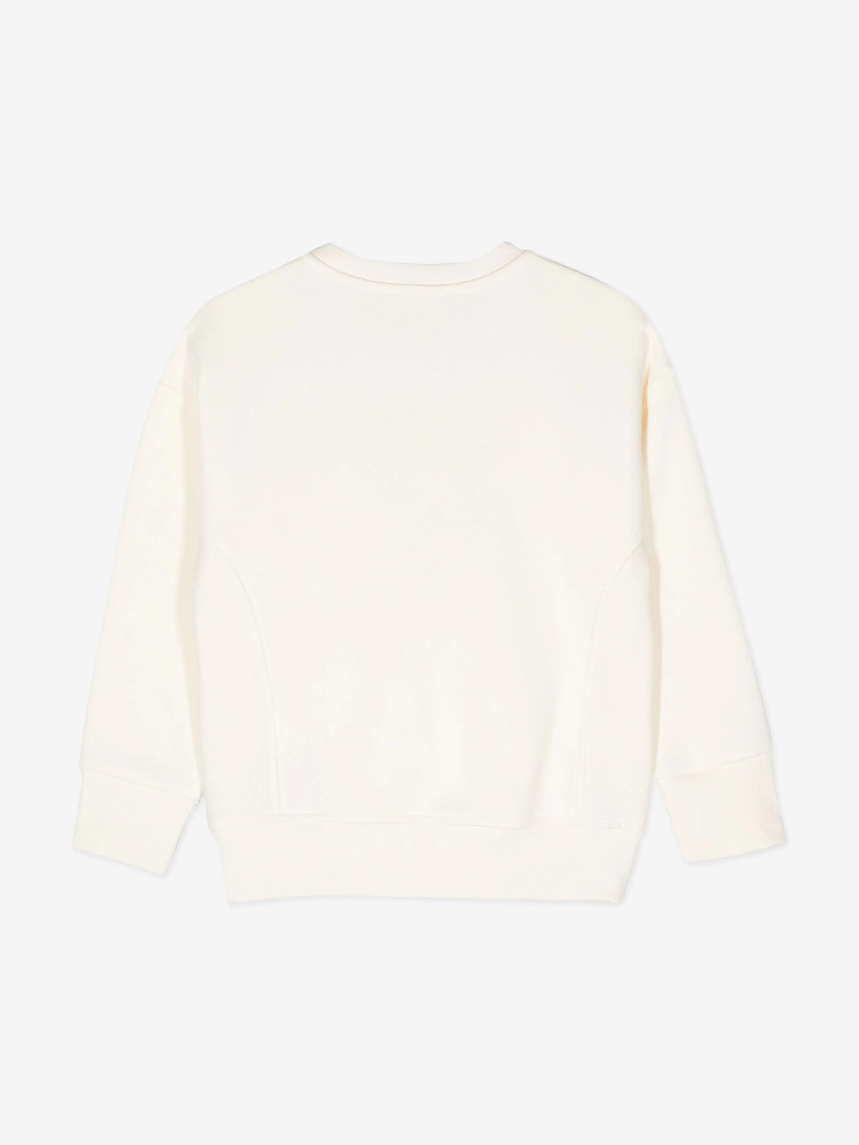 Emporio Armani Boys Logo Sweatshirt in Ivory