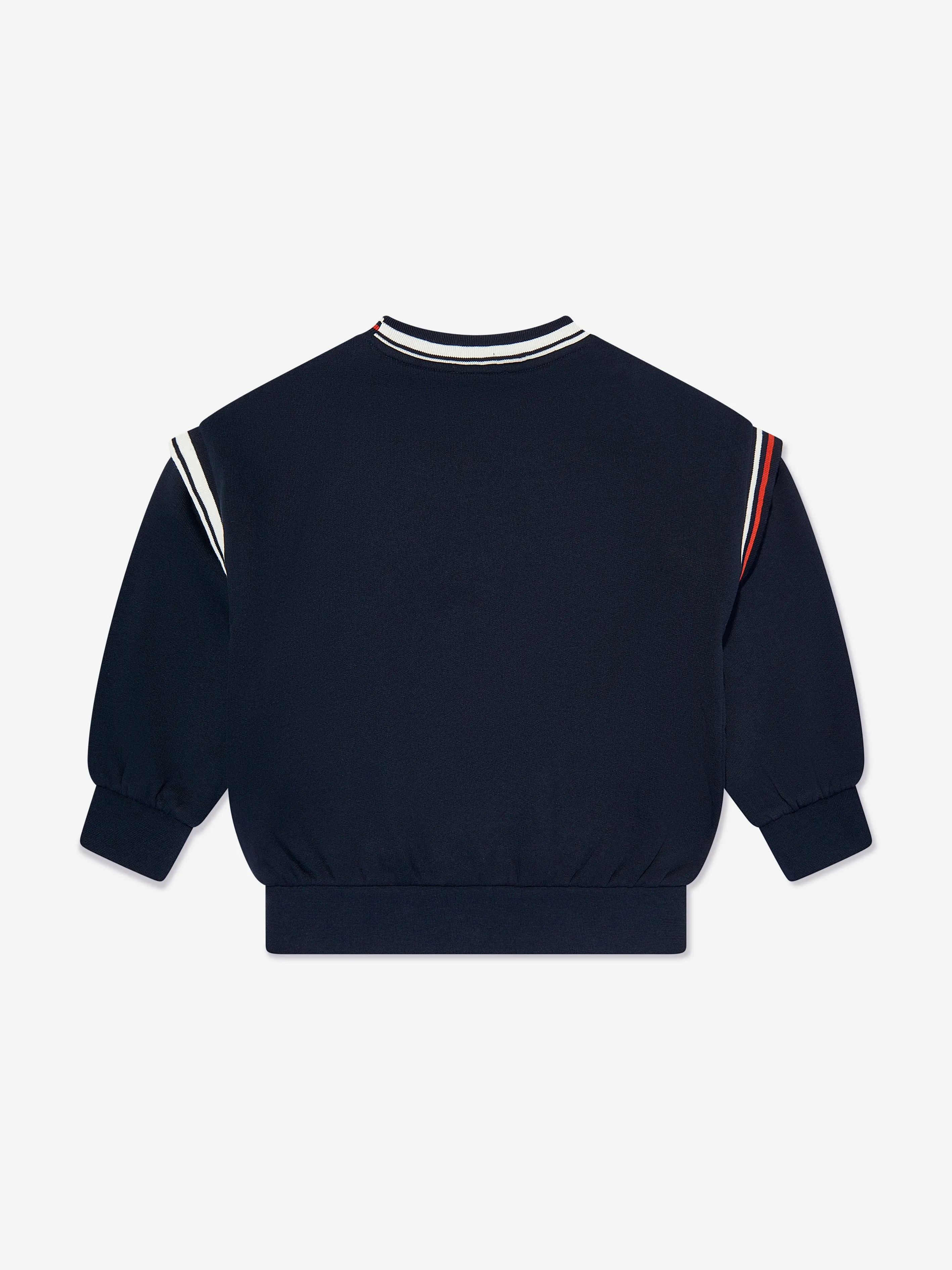 Emporio Armani Boys Logo Sweatshirt in Navy
