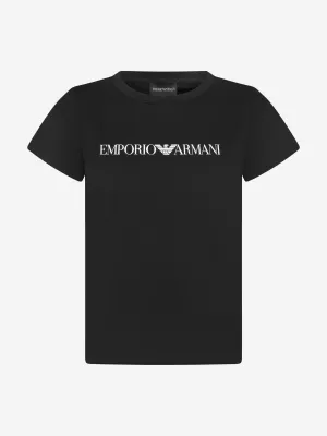 Emporio Armani Boys Pima Cotton Logo T-Shirt