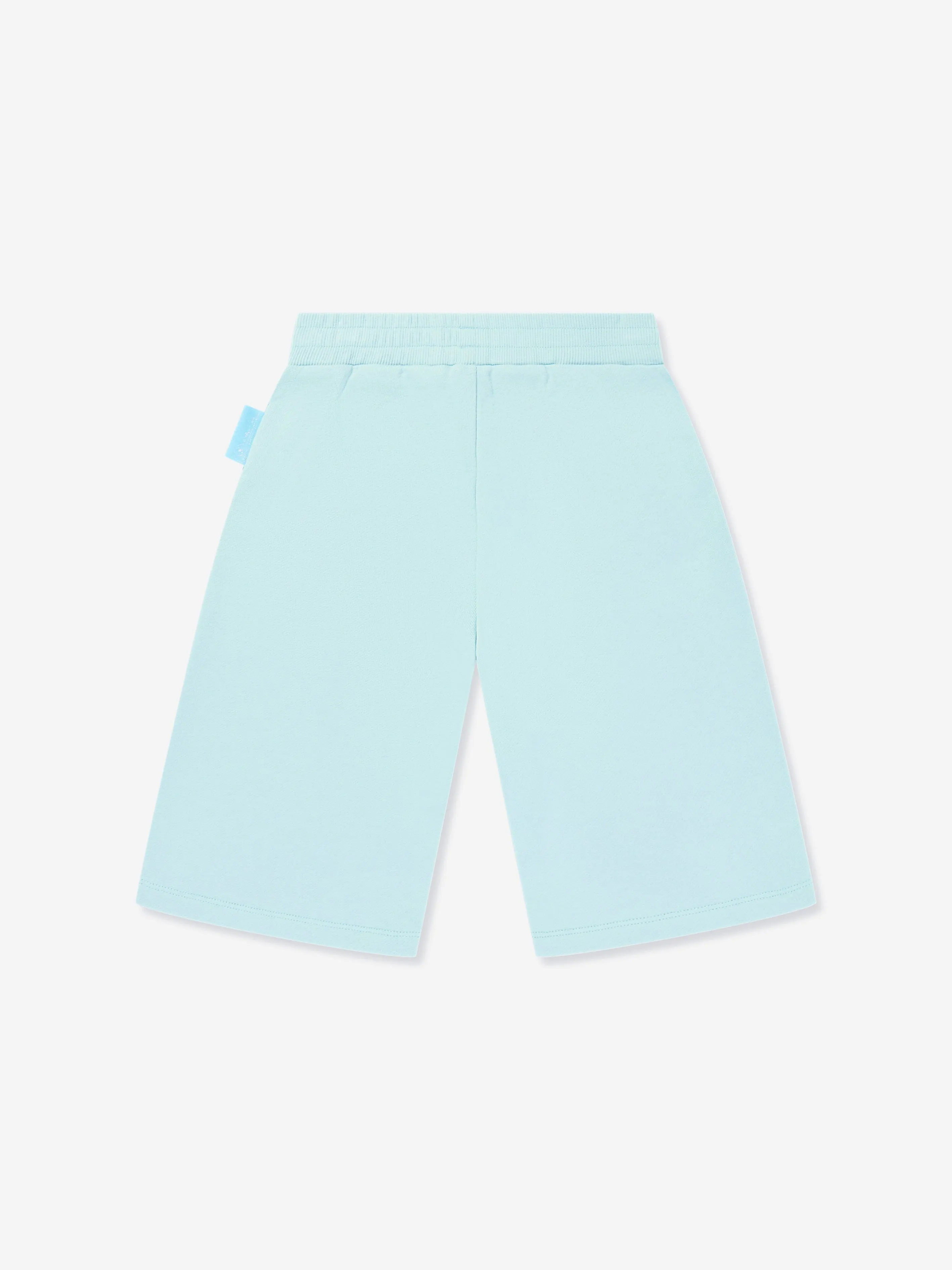 Emporio Armani Boys Smurf Logo Shorts in Blue
