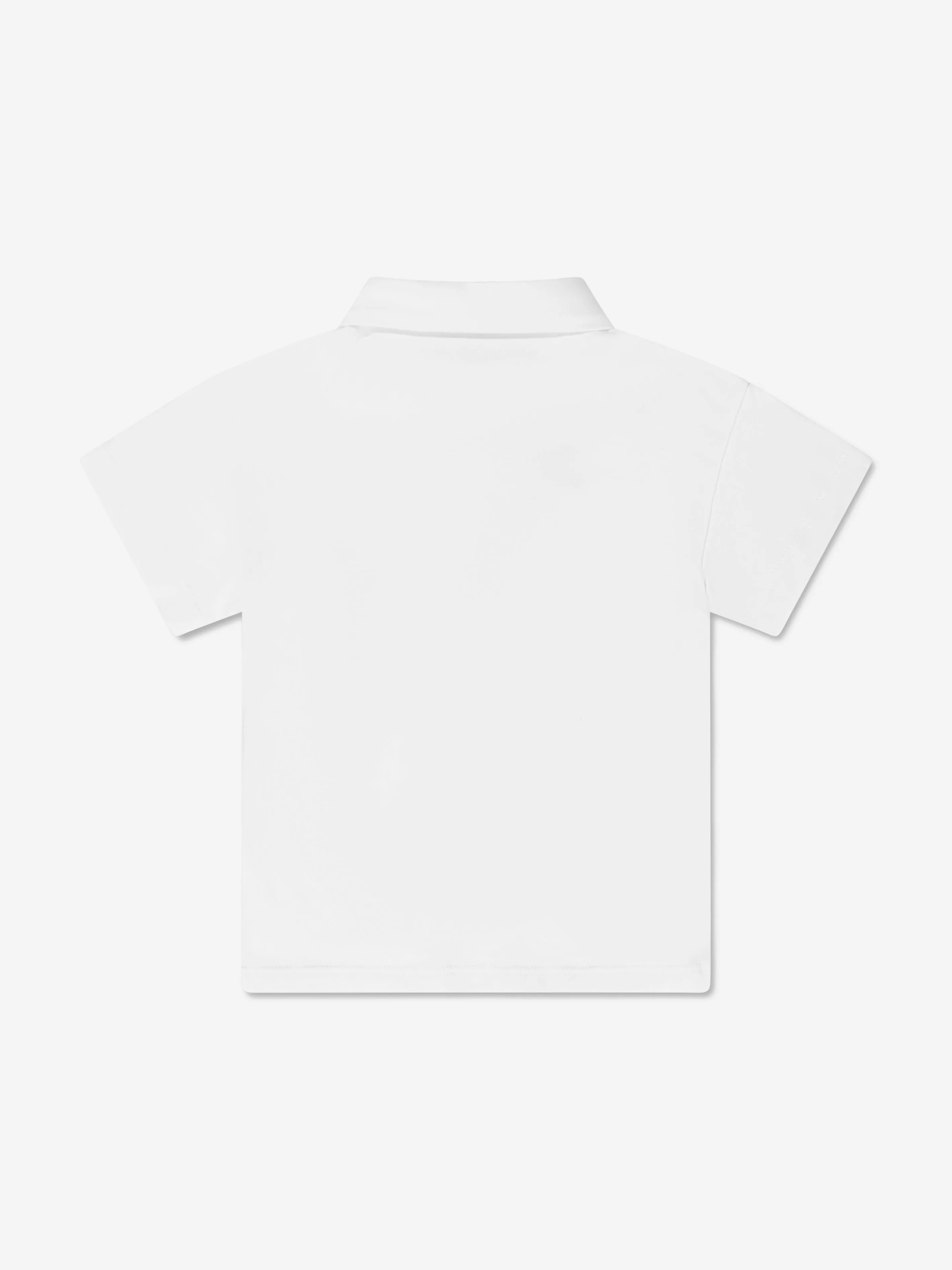 Fendi Baby Boys FF Logo Polo Shirt in White
