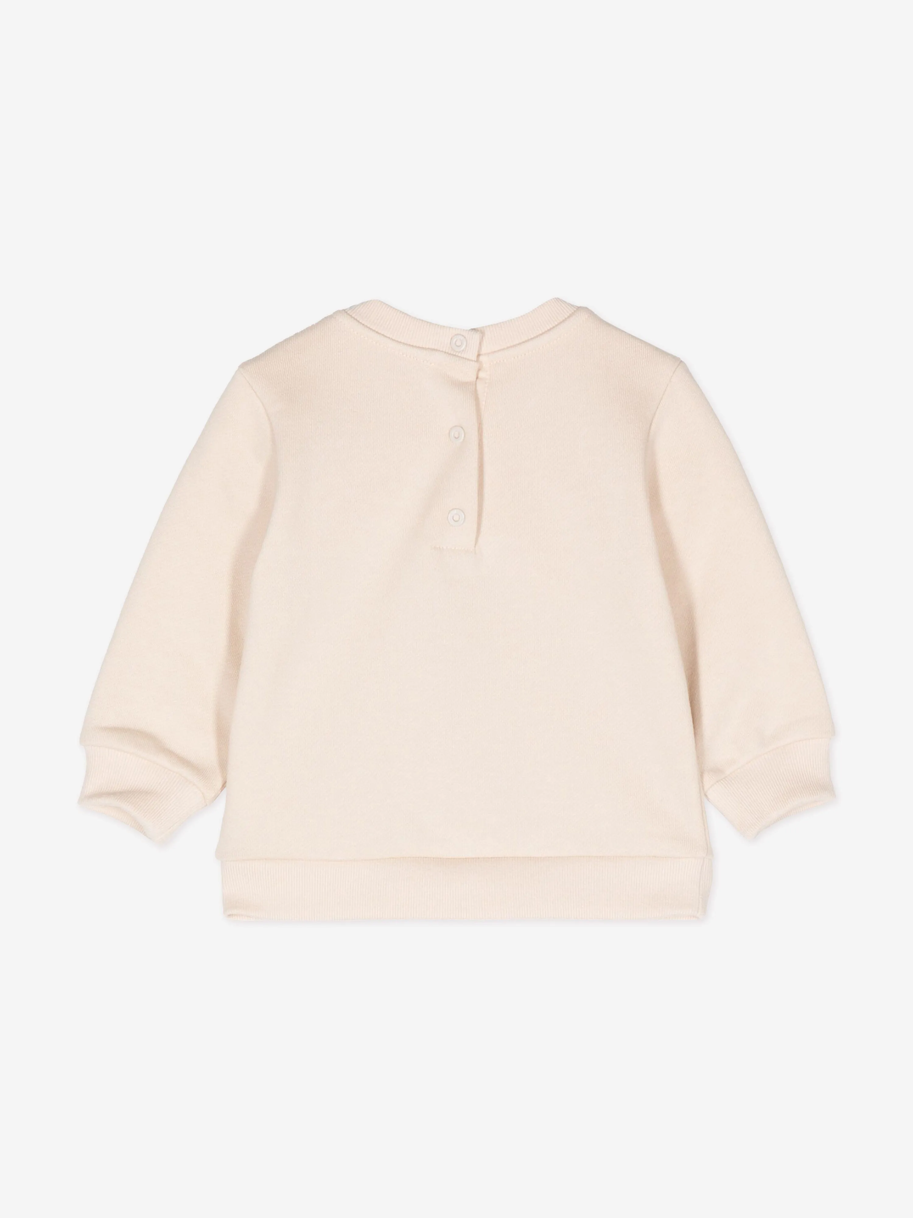 Fendi Baby Logo Sweatshirt in Beige