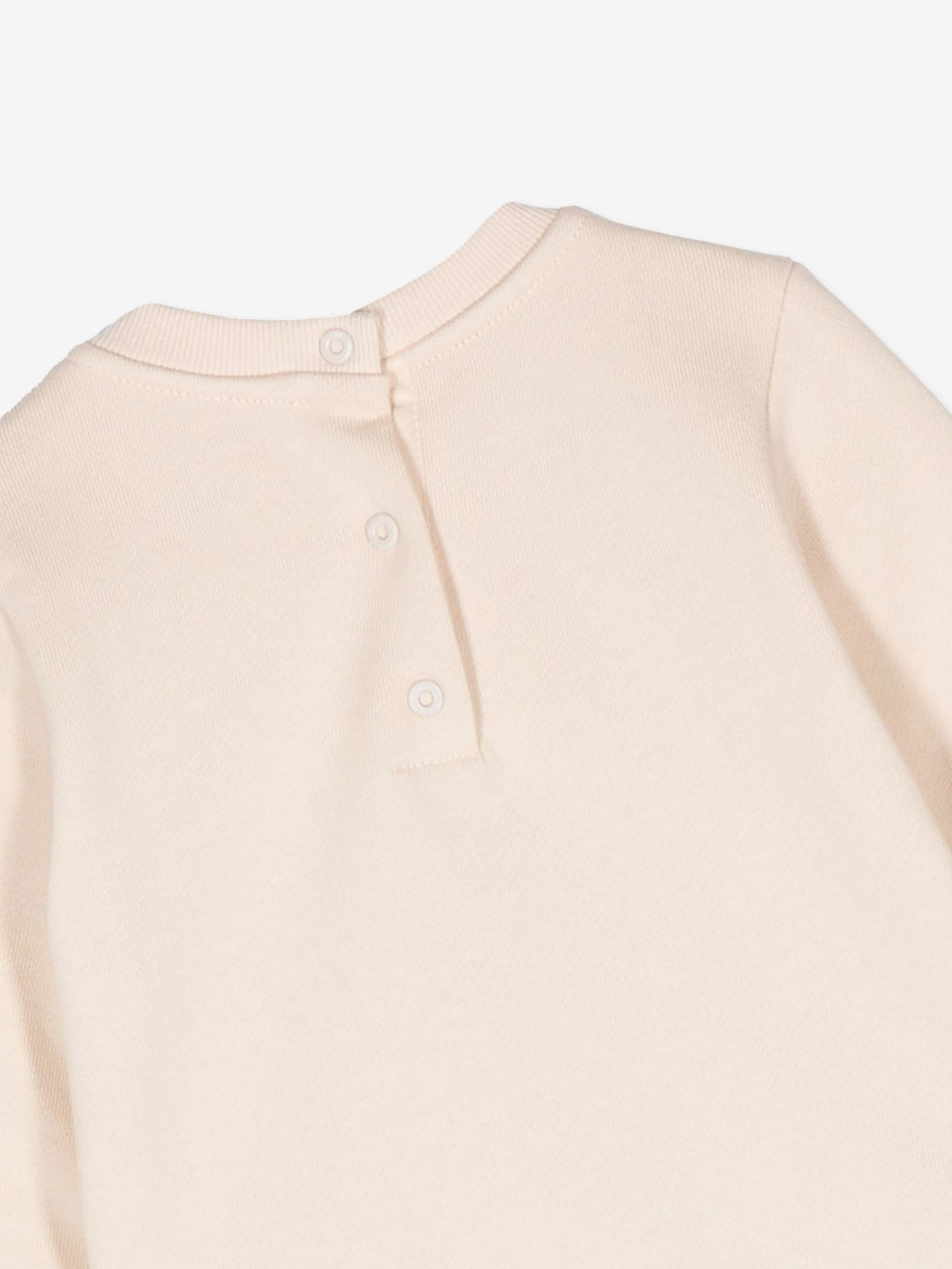 Fendi Baby Logo Sweatshirt in Beige