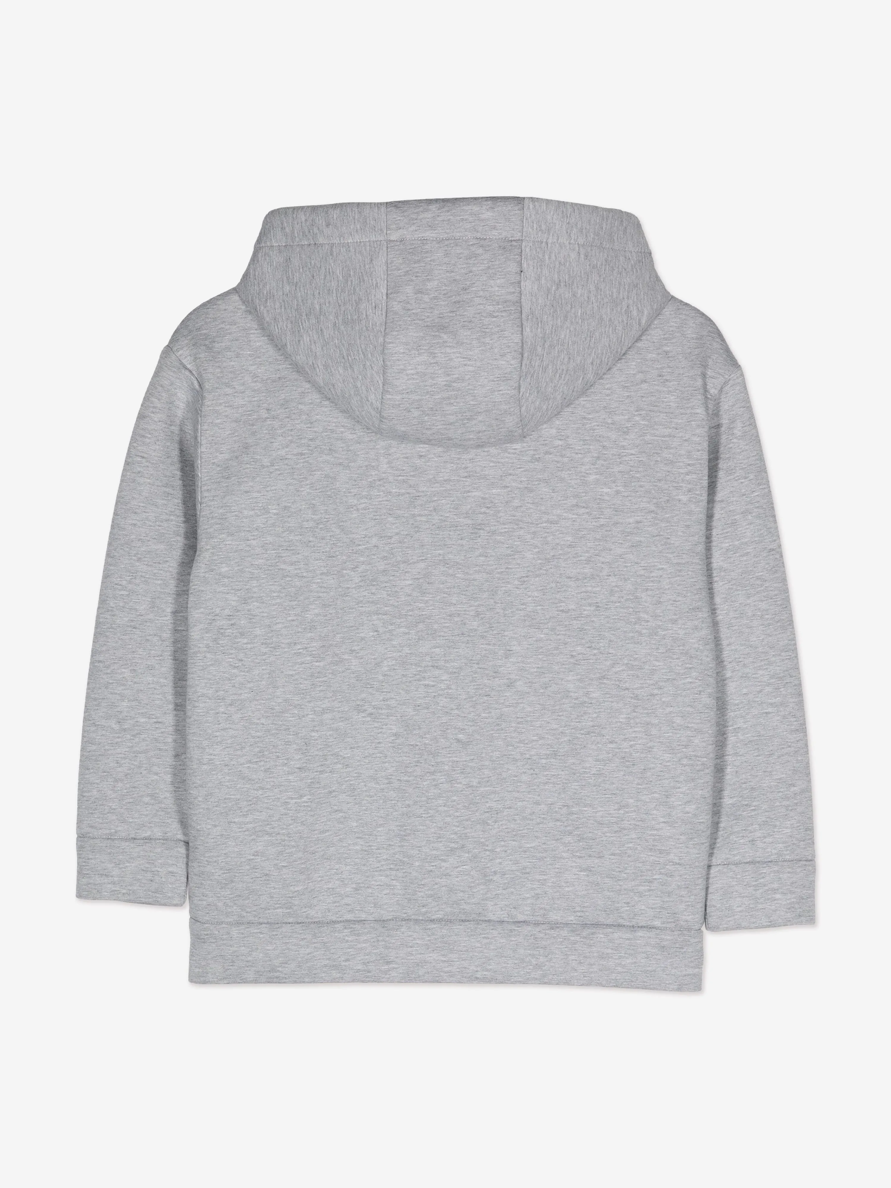 Fendi Kids FF Logo Zip Up Top in Grey