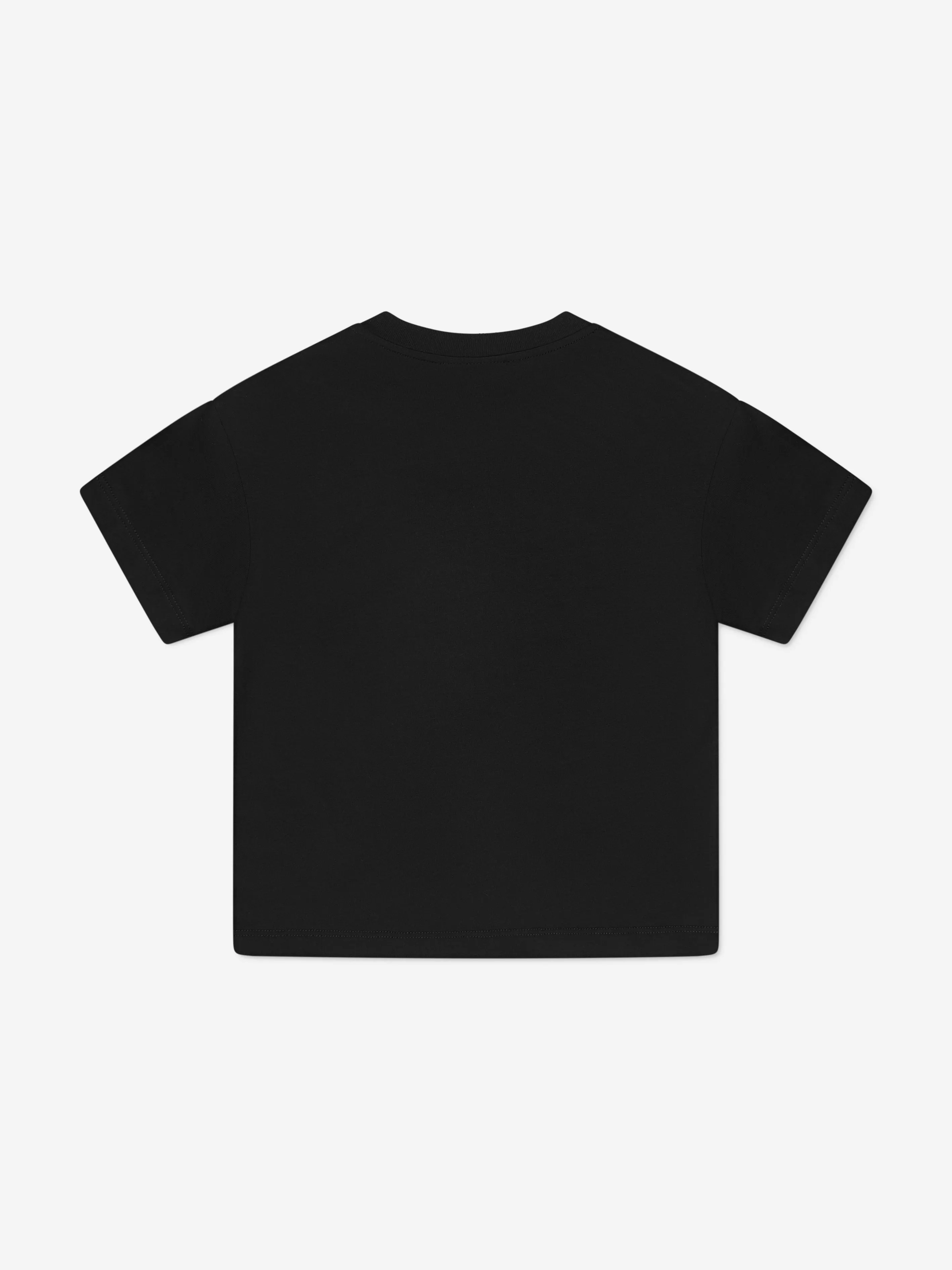 Fendi Kids Logo T-Shirt in Black