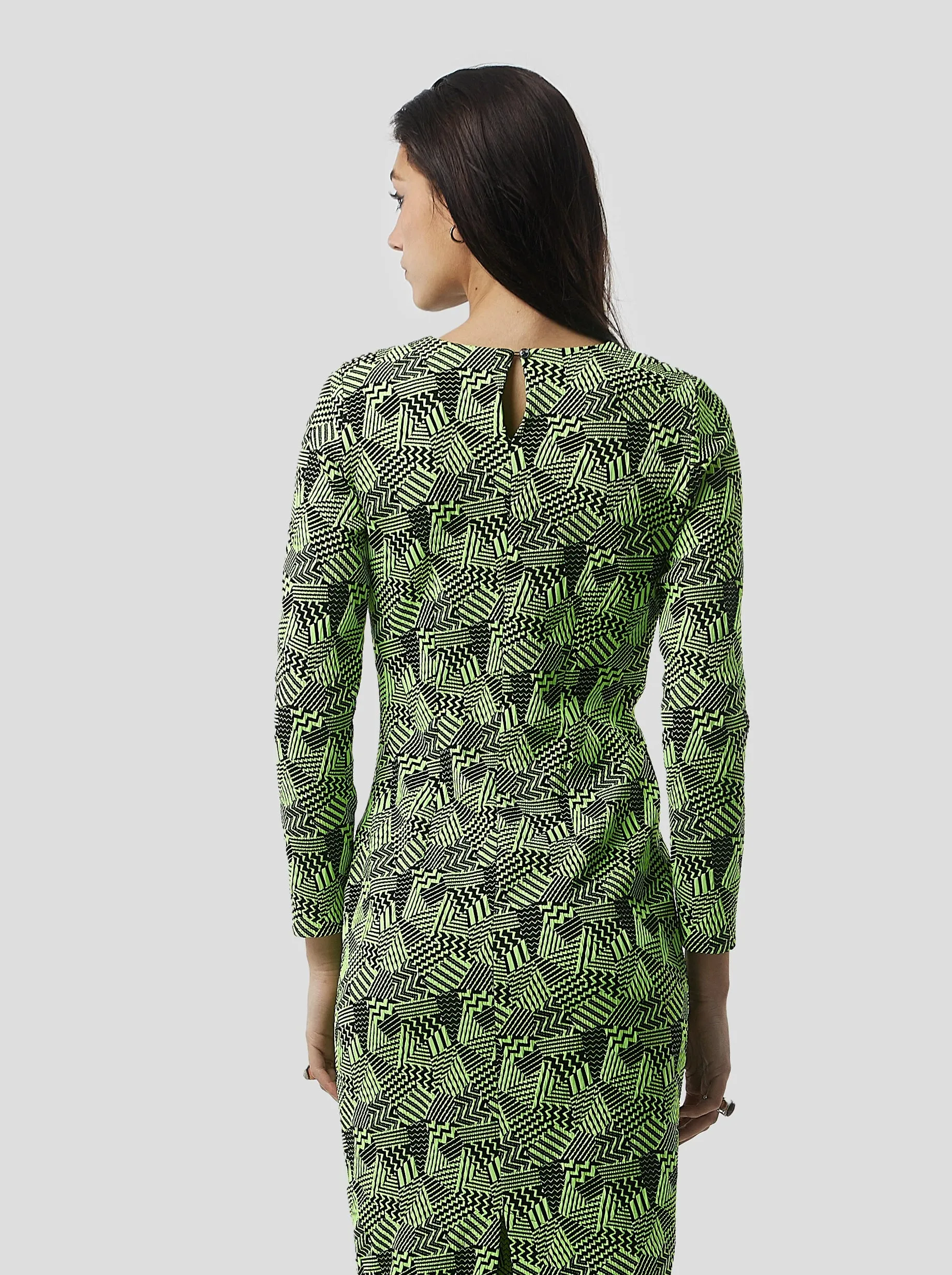 Fox Dress in Neon Citrus Fizz
