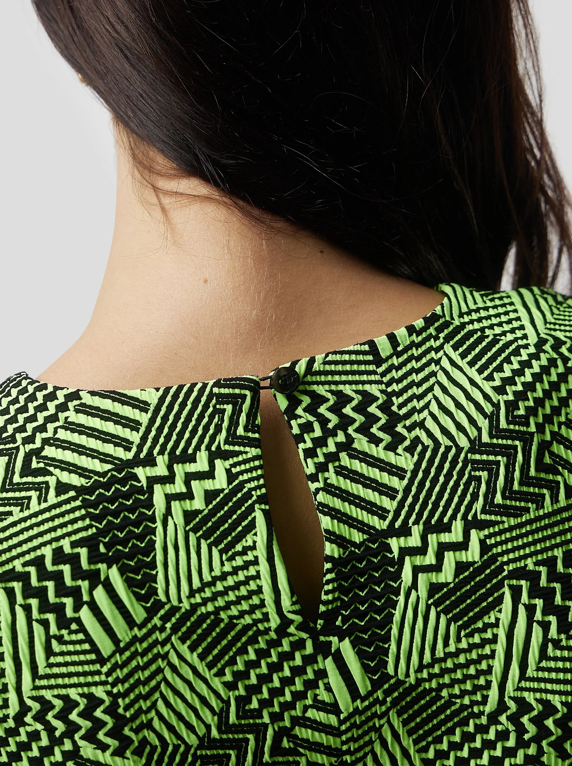 Fox Dress in Neon Citrus Fizz