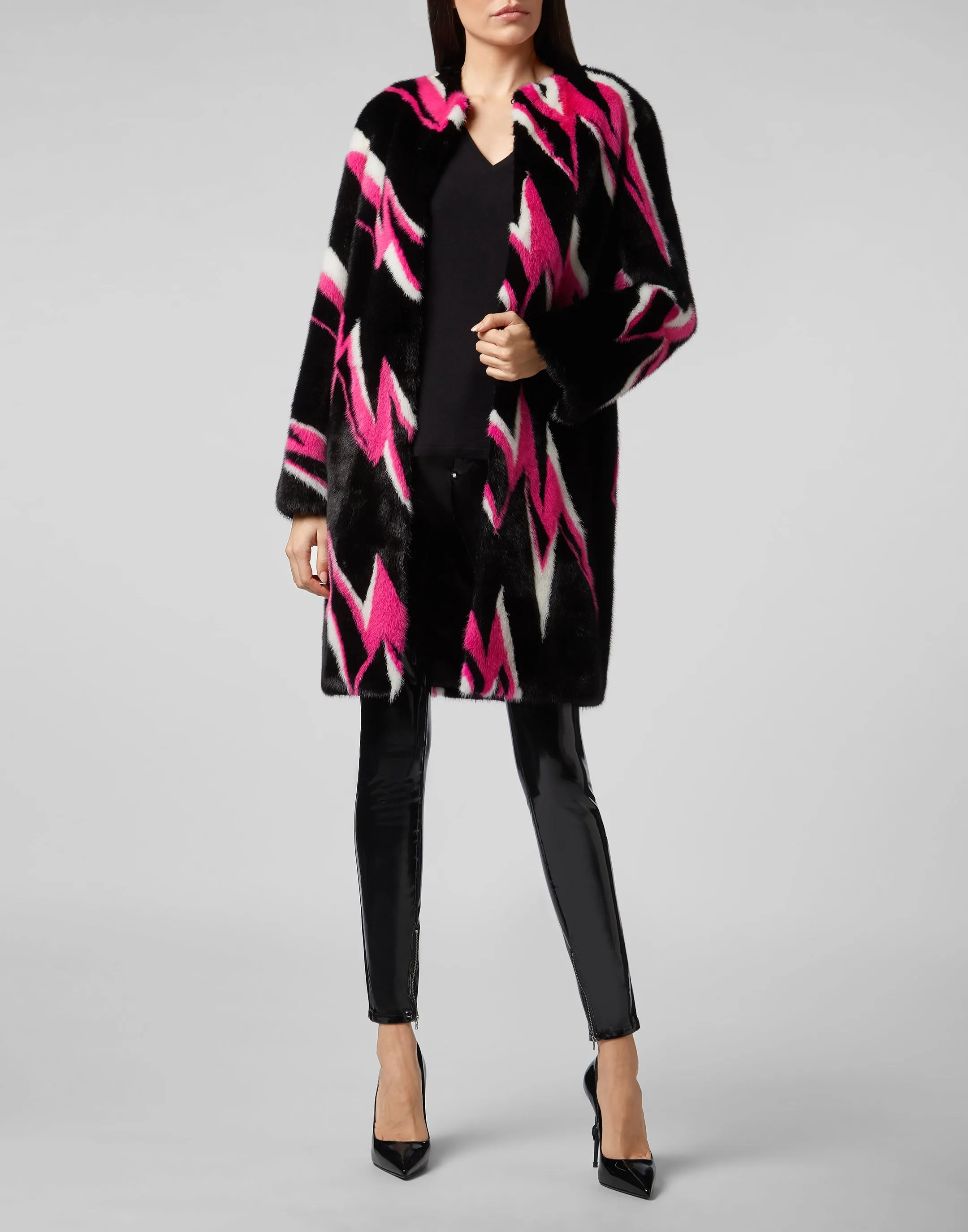 Fur Coat Long Thunder