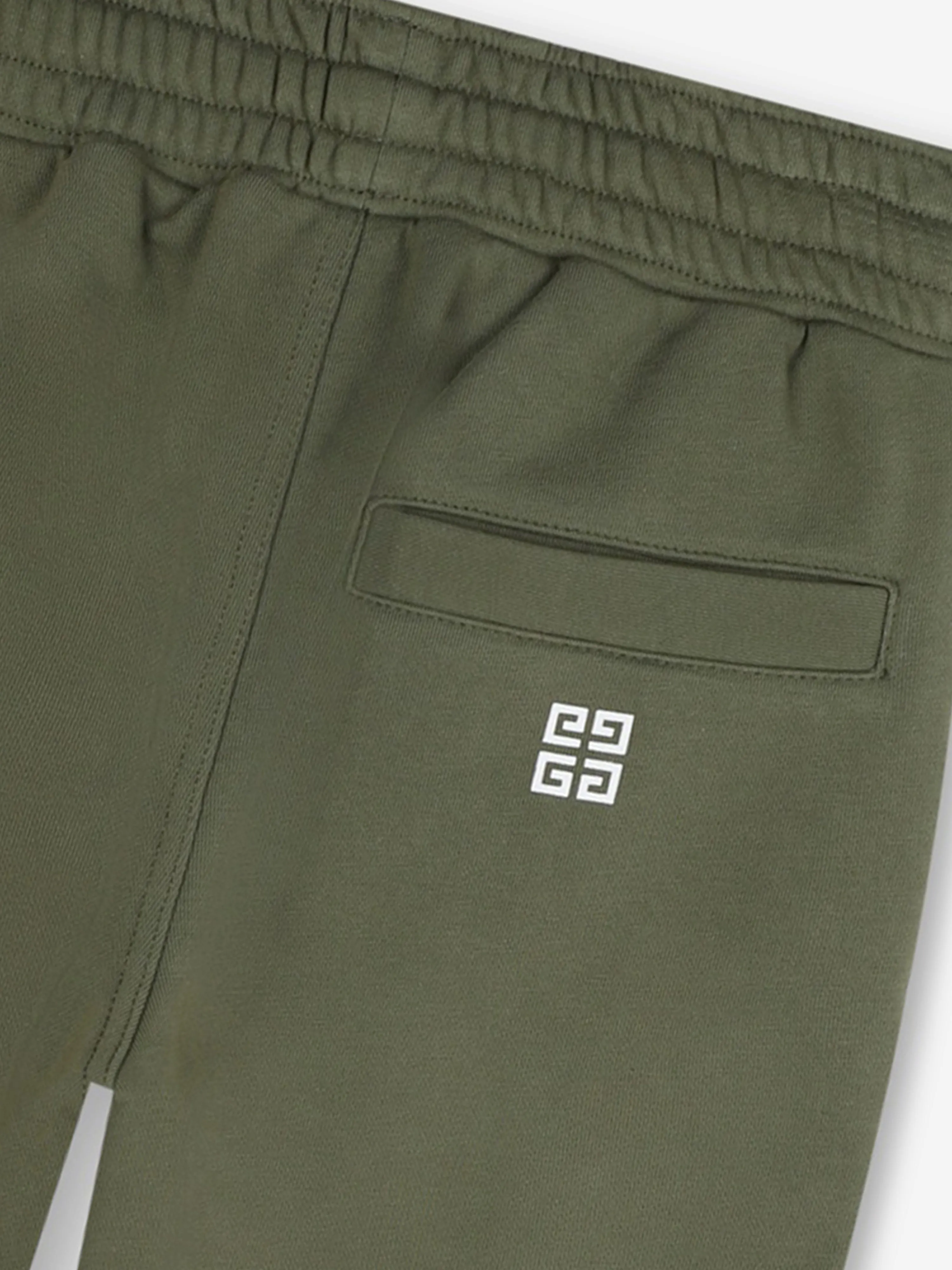 Givenchy Boys Logo Joggers in Green