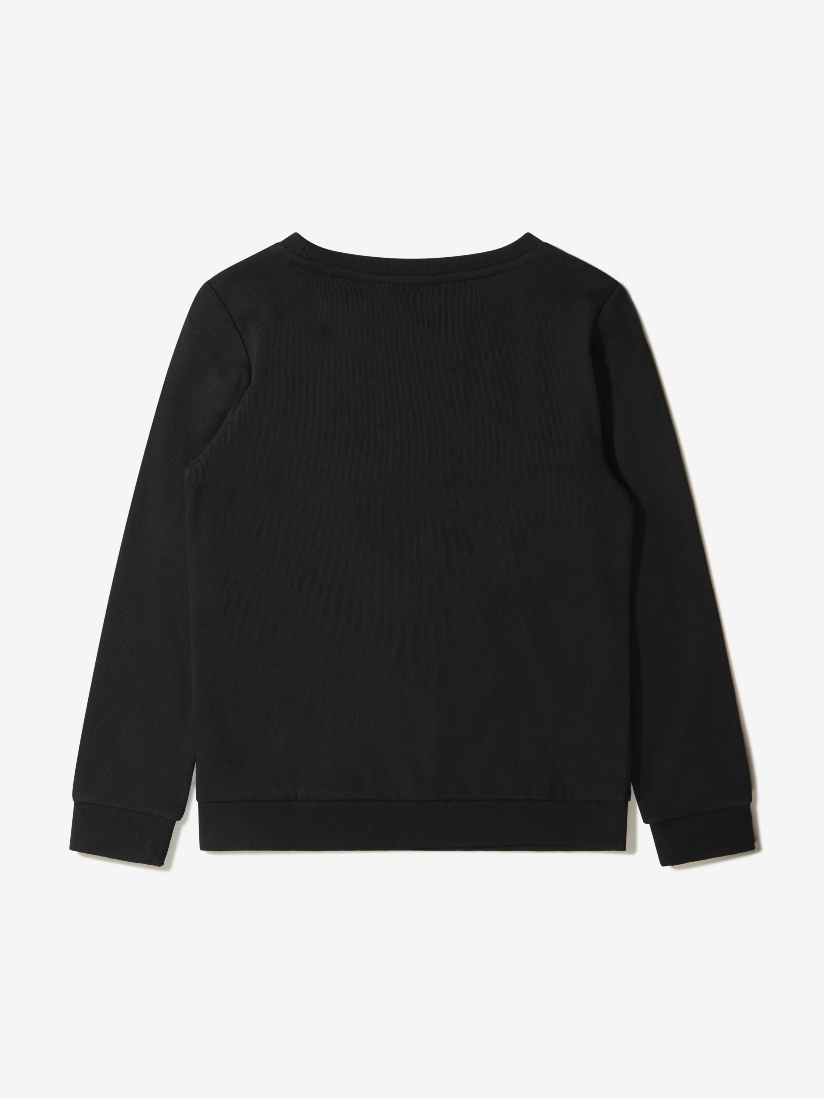 Guess Kids Logo Print Sweatshirt in Black