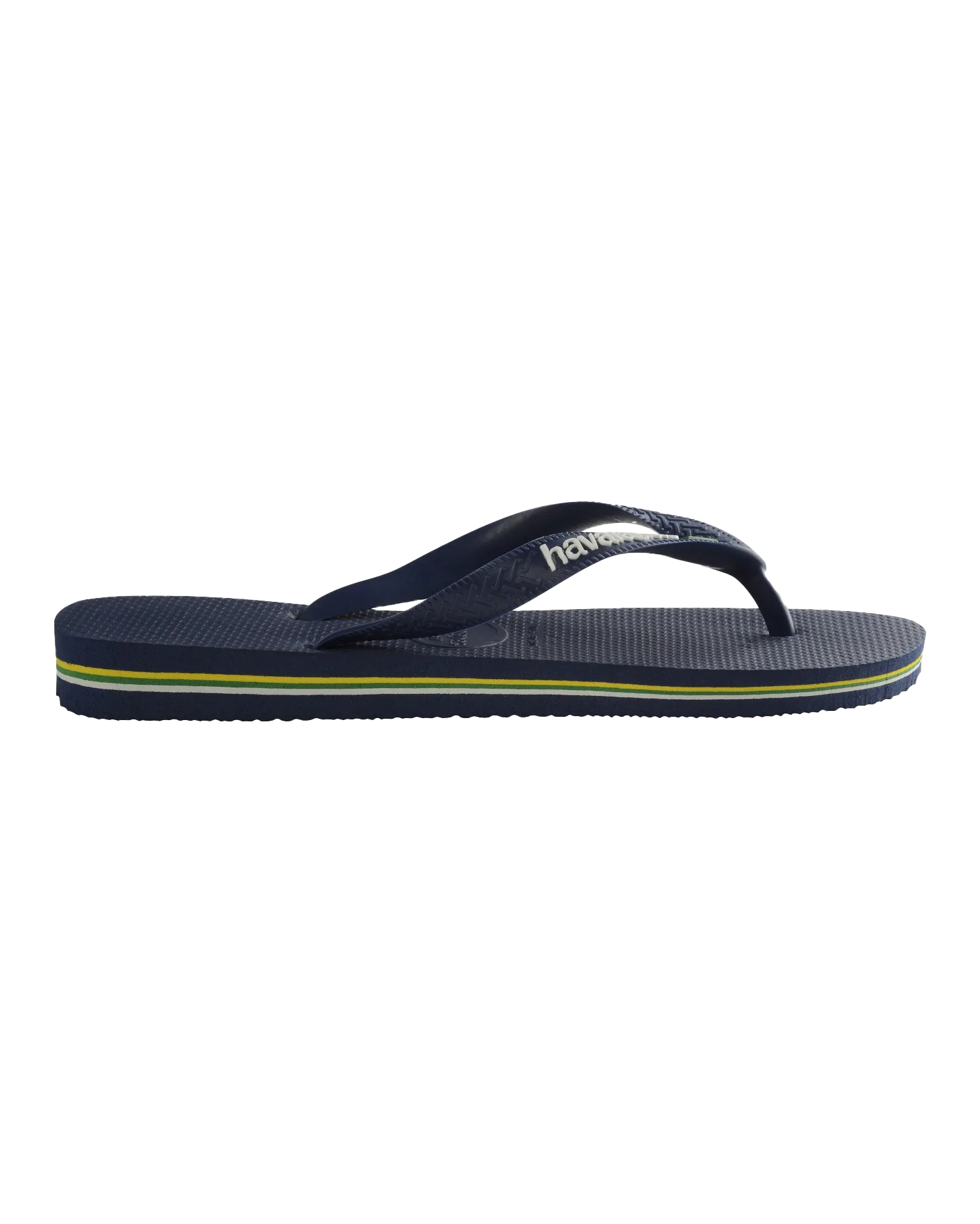 Havaianas Shoes Boys Brazil Logo Flip Flops in Navy Blue