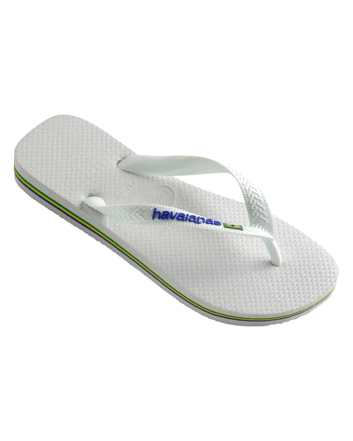 Havaianas Shoes Brazil Logo Flip Flops in White