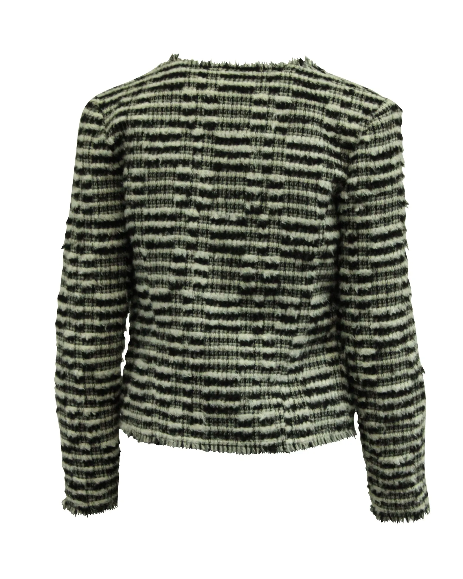 Iro Emotion Tweed Jacket in Black Wool