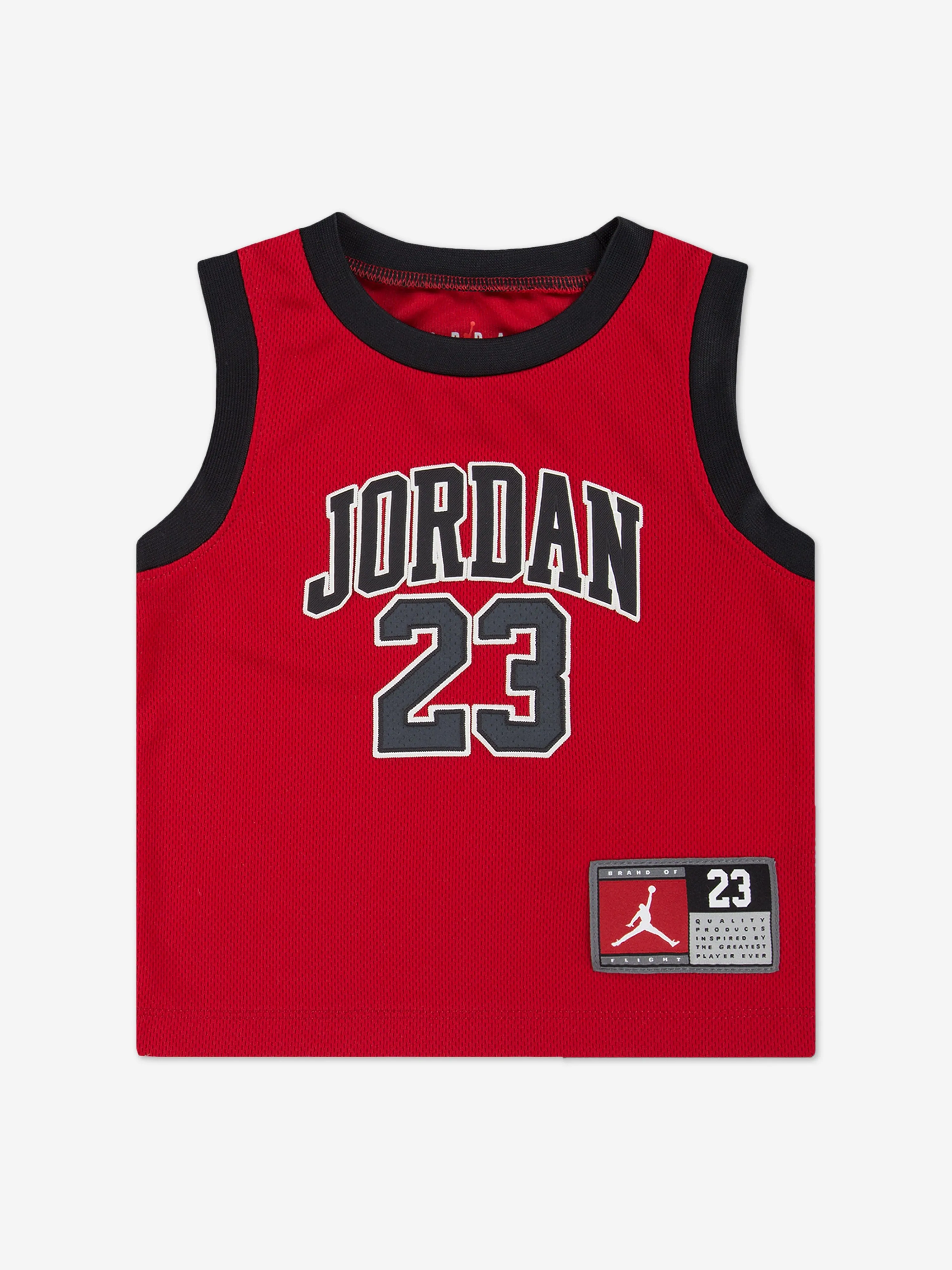 Jordan Boys 23 Jersey Short Set in Black