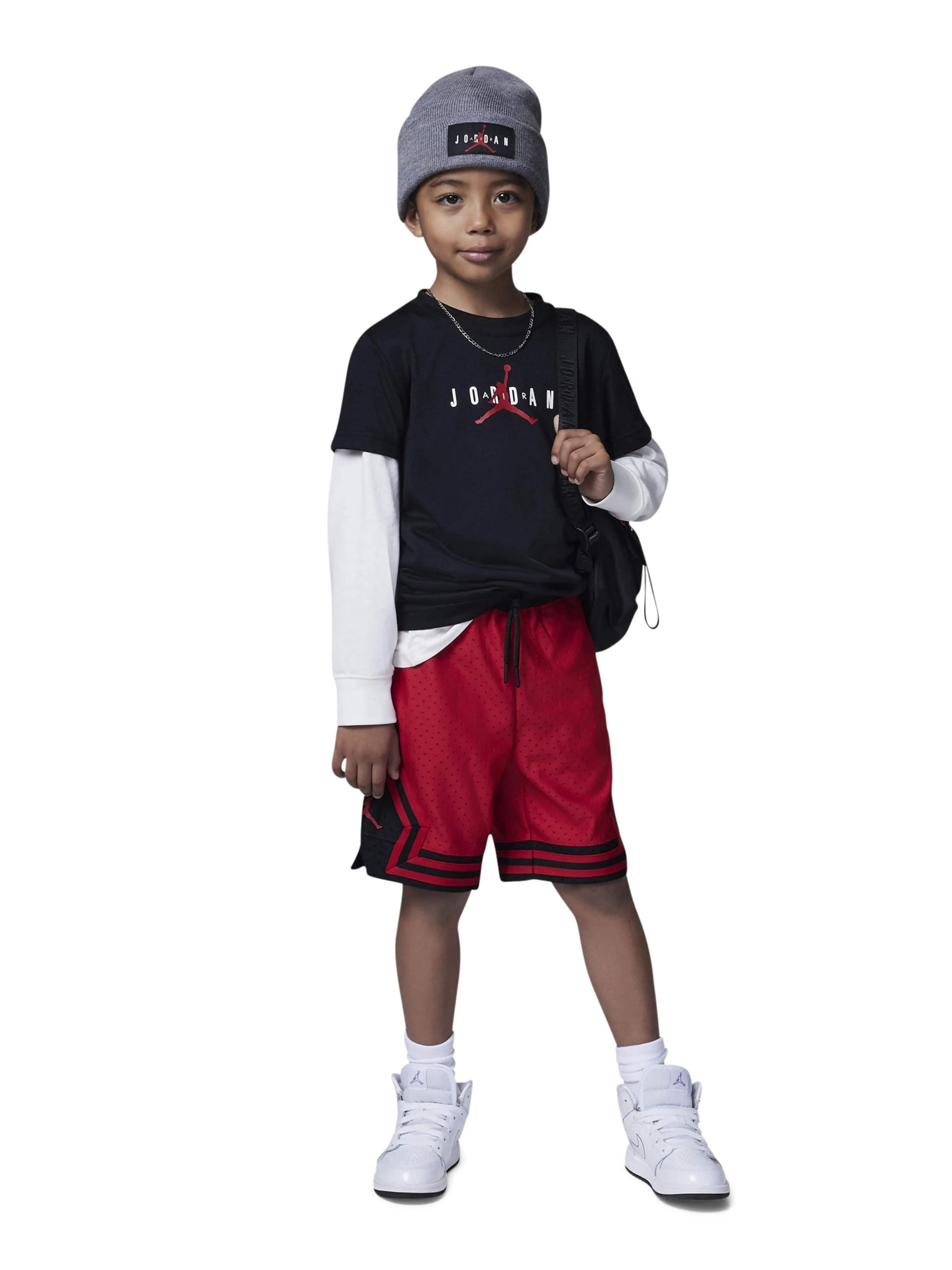 Jordan Kids Jumpman Sustainable Graphic T-Shirt in Black