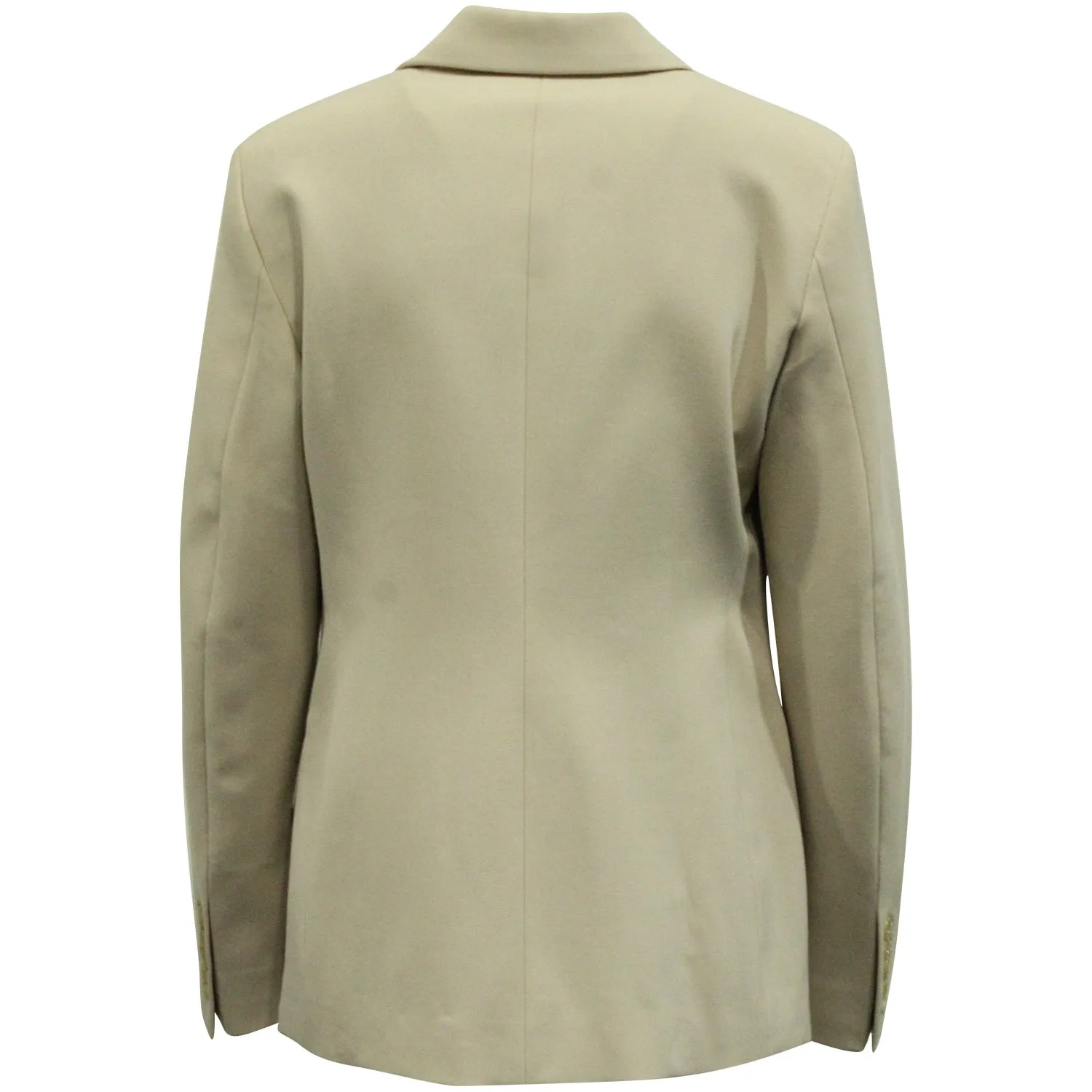 Joseph Double Breasted Coat in Beige Wool