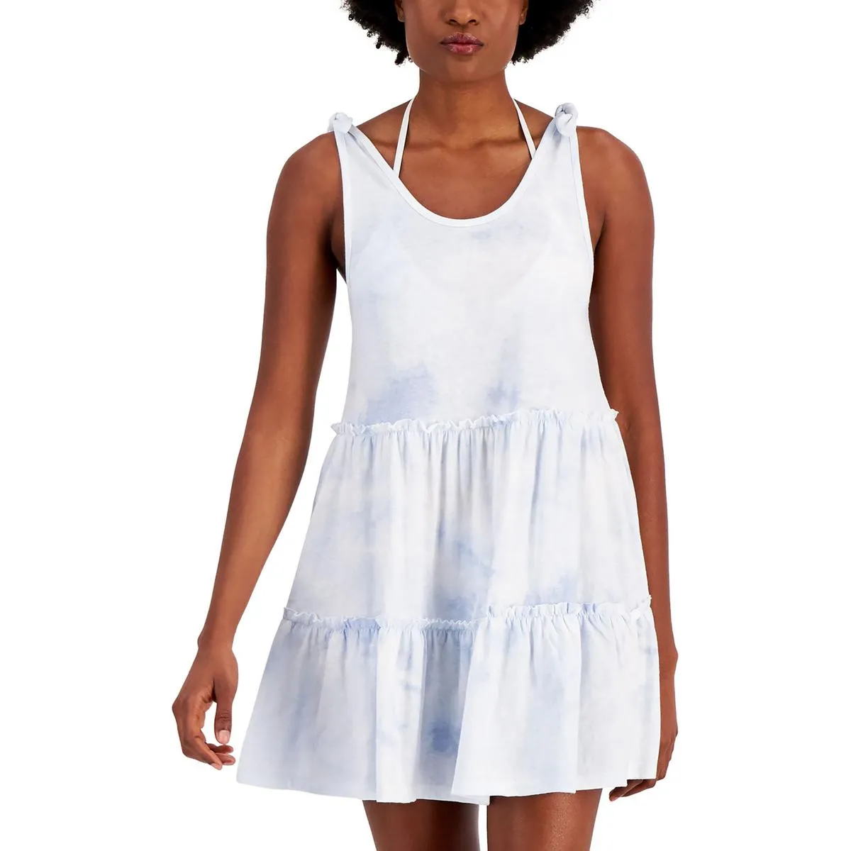 Juniors Womens Cotton Dress Cover-Up