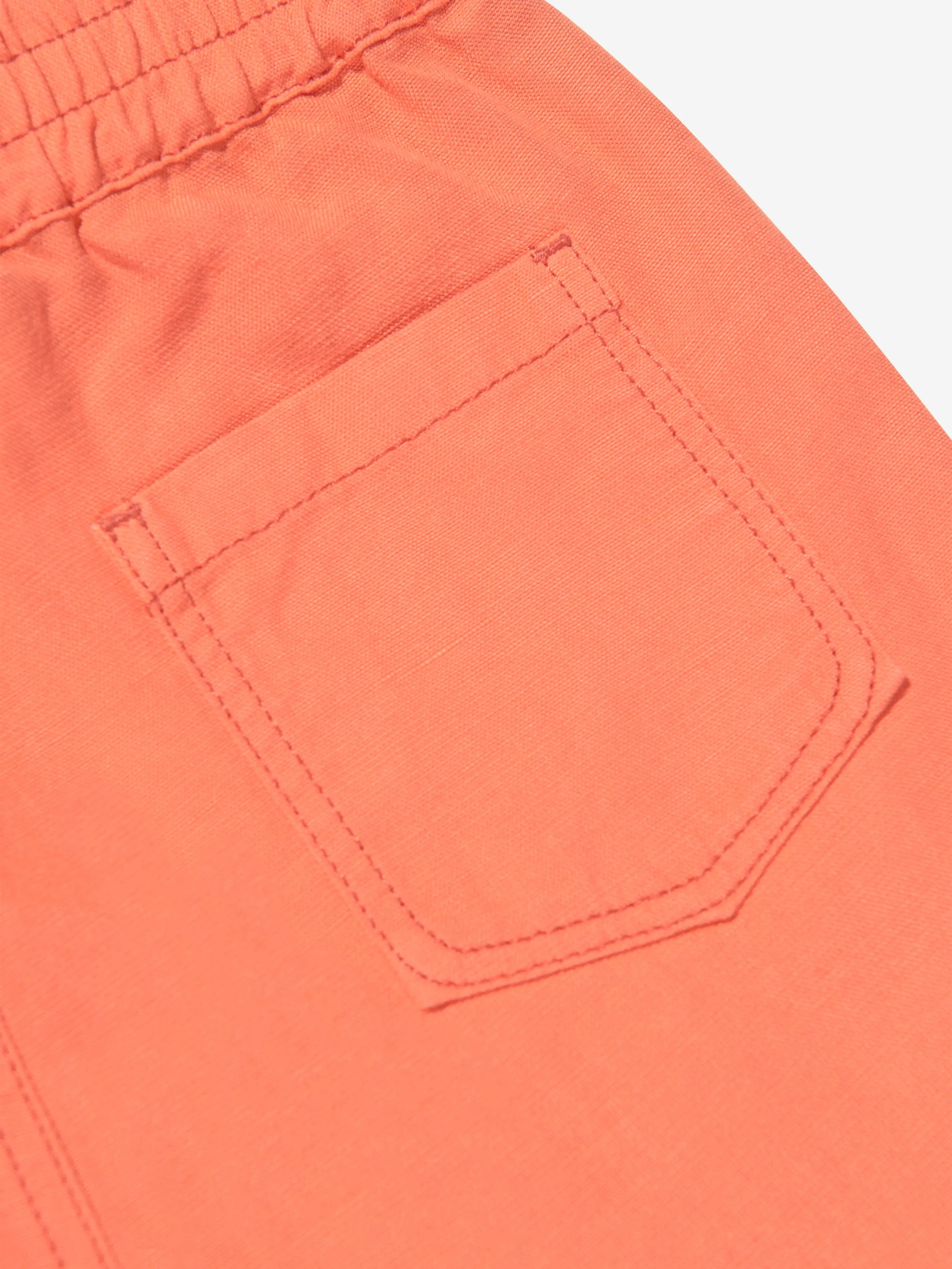 KENZO Boys Logo Bermuda Shorts in Red