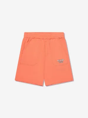KENZO Boys Logo Bermuda Shorts in Red