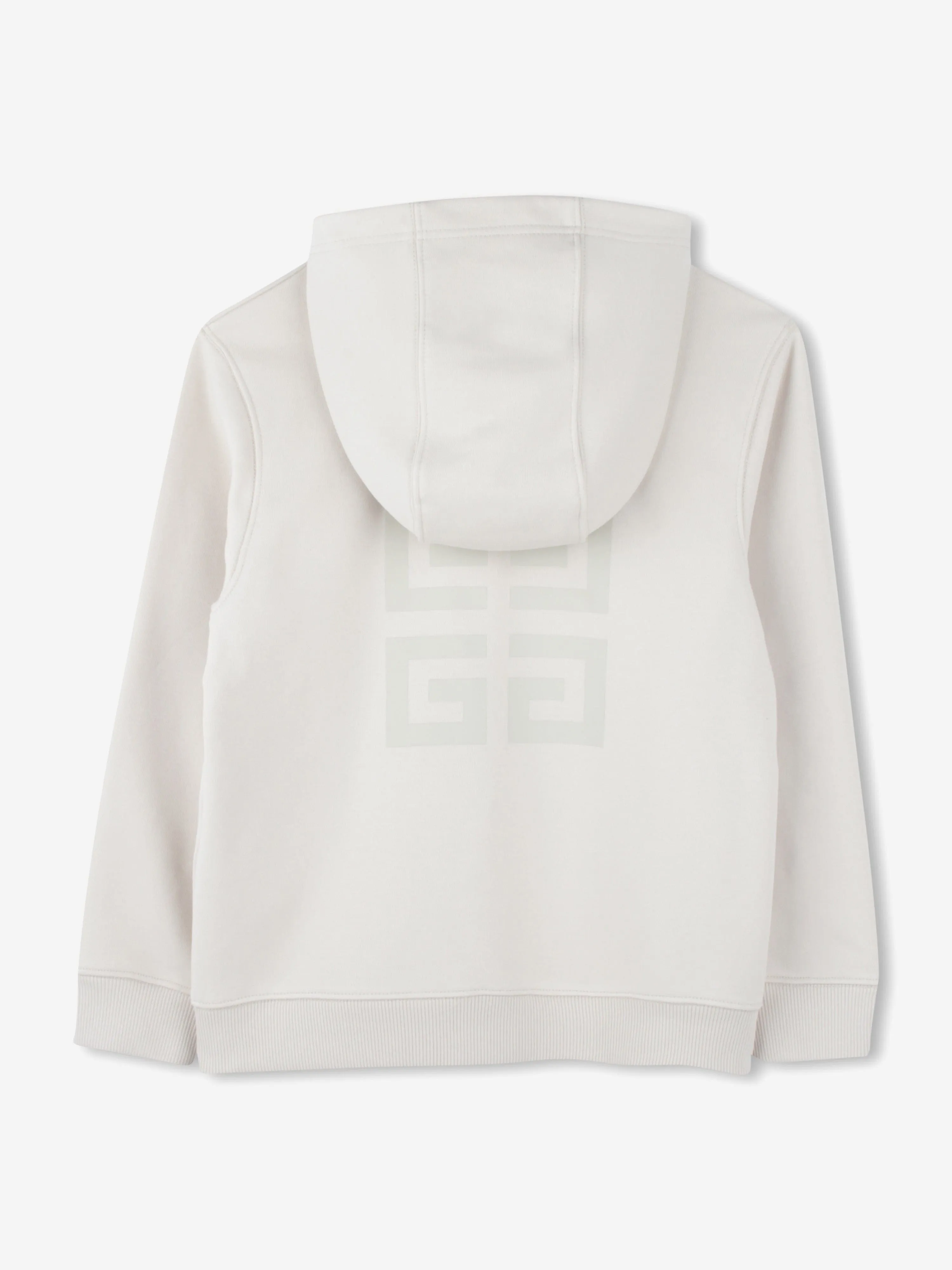 Kids 4G Logo Zip Up Top in Beige