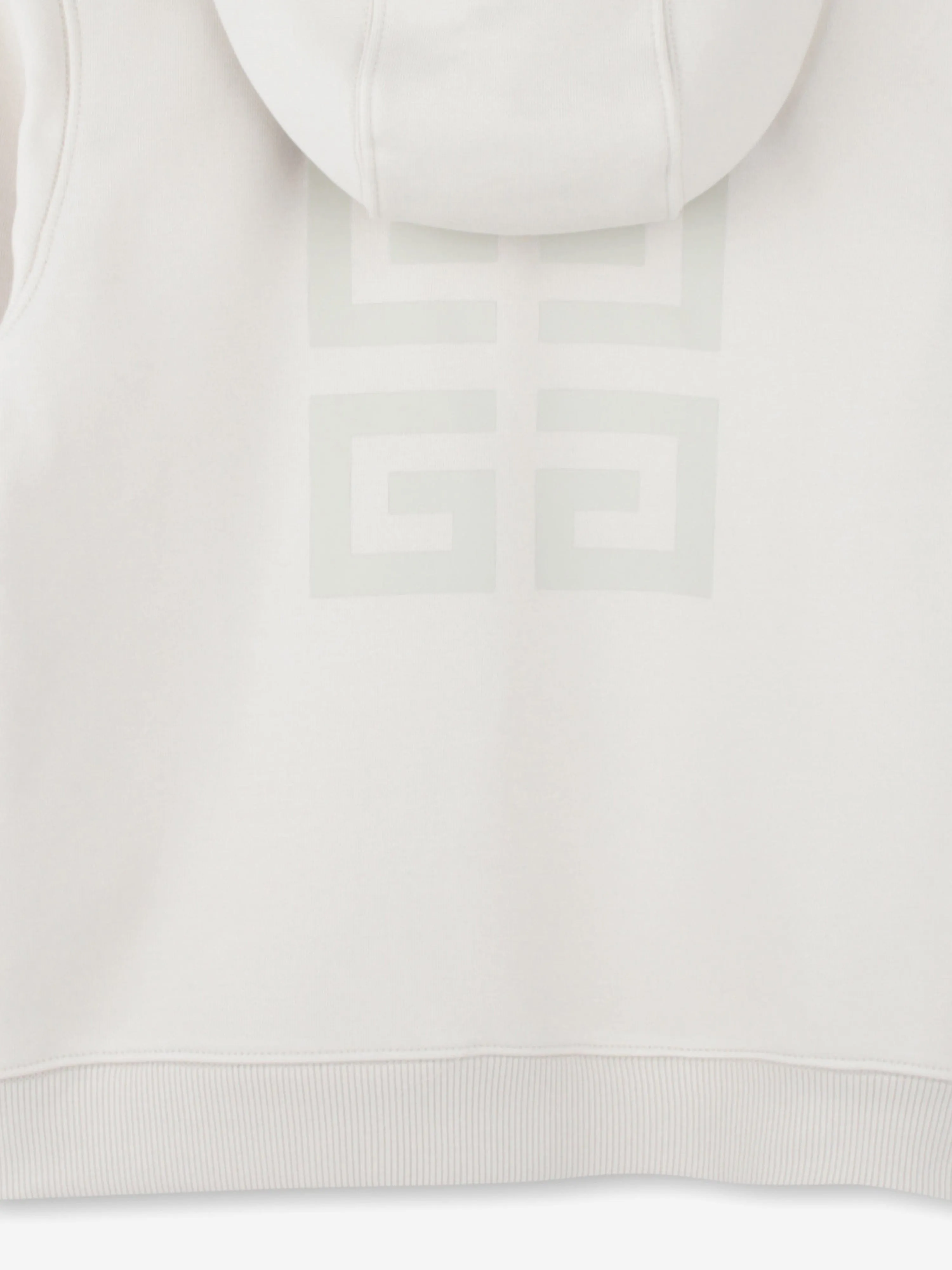 Kids 4G Logo Zip Up Top in Beige