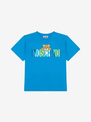 Kids Bear Logo T-Shirt in Blue