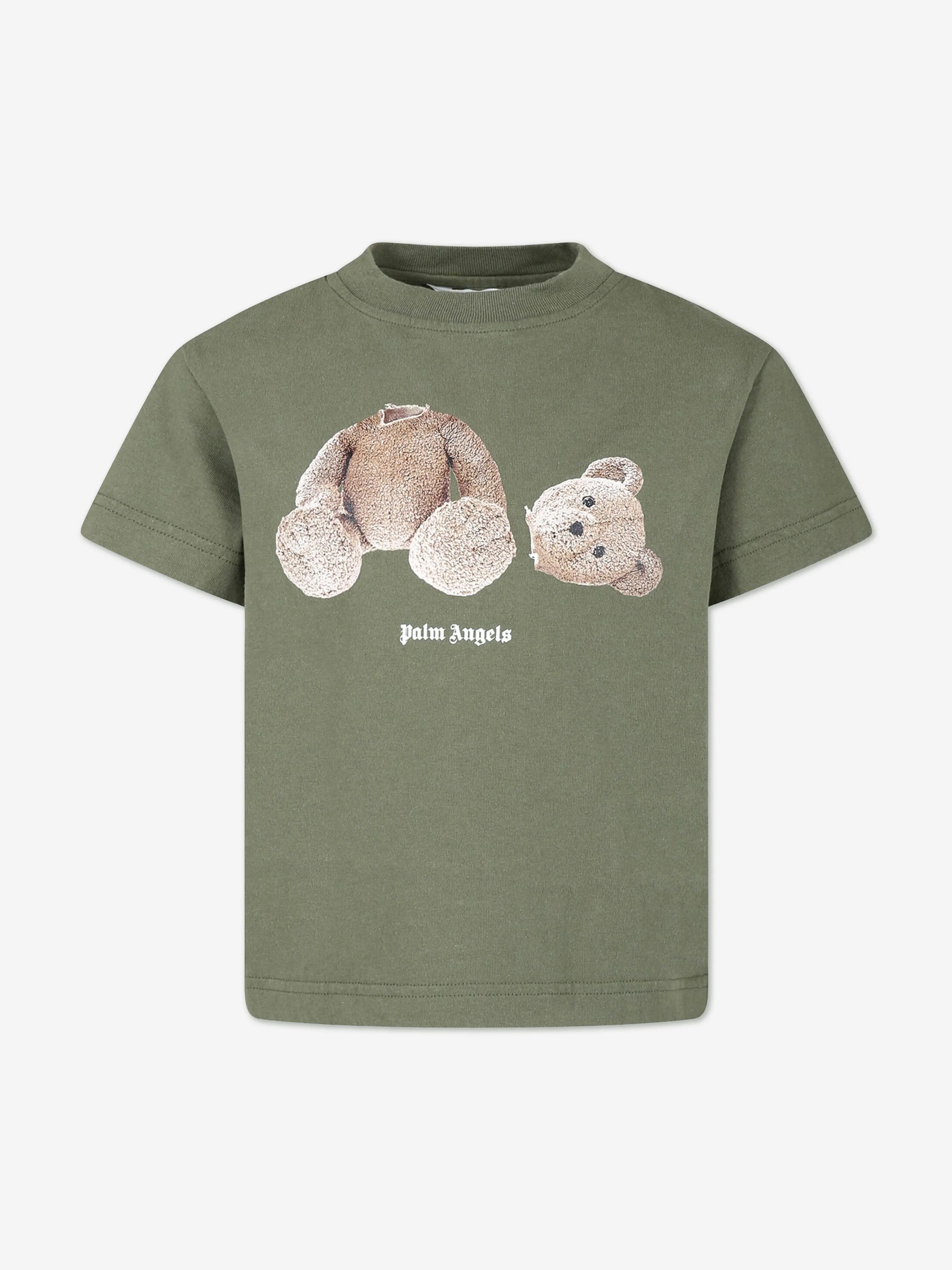 Kids Bear T-Shirt in Green