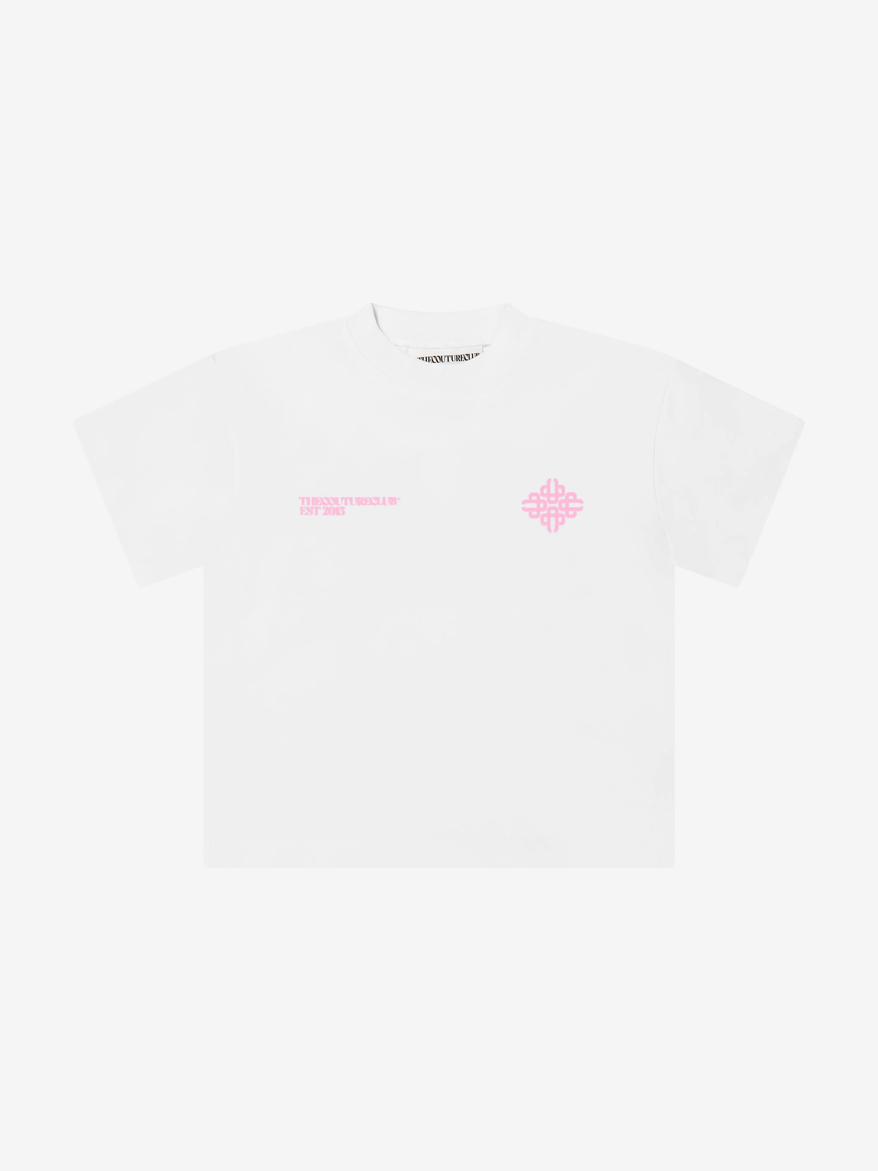 Kids Blurred Graphic Emblem T-Shirt in White