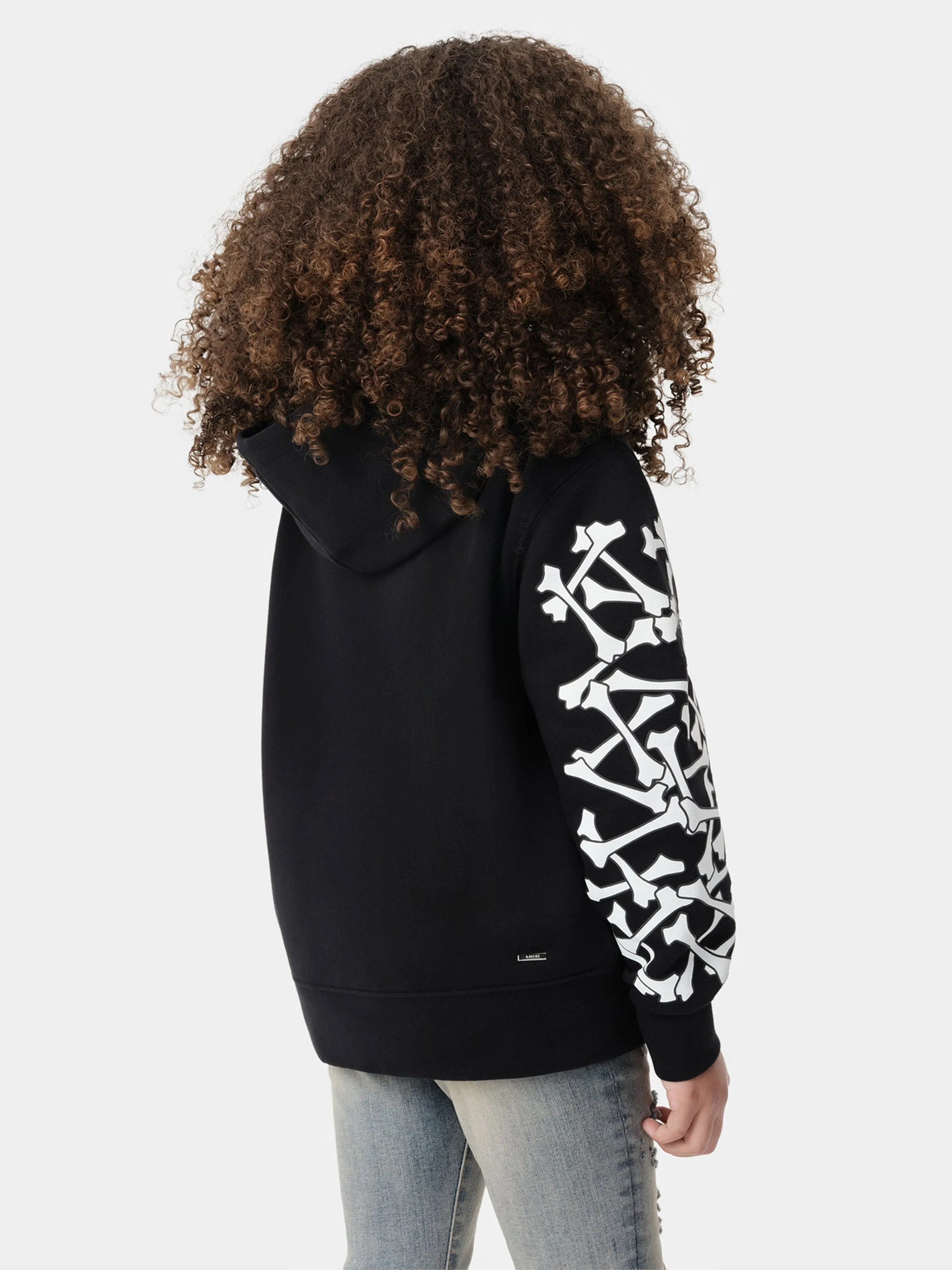 Kids Bones Hoodie in Black