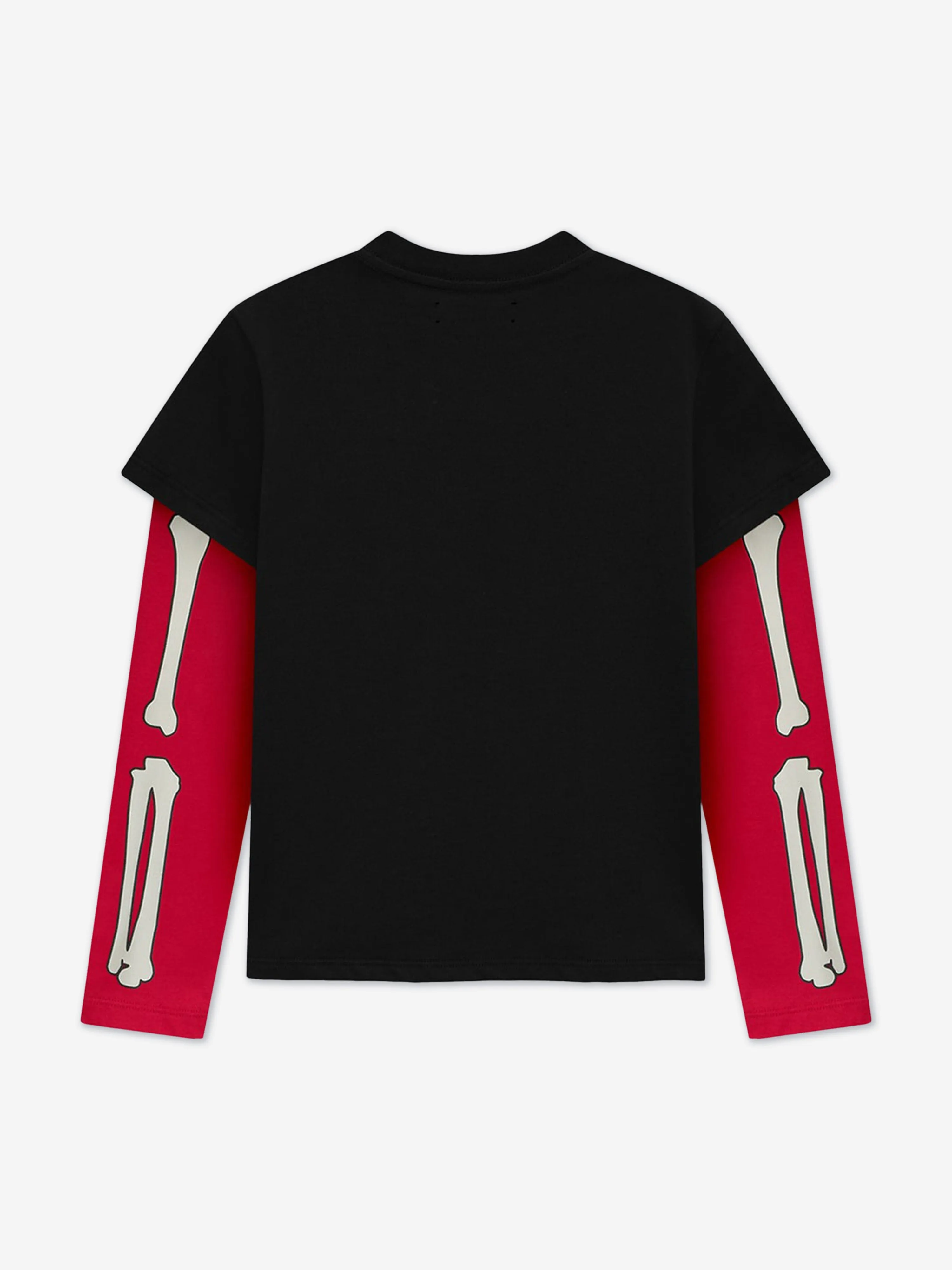 Kids Bones Long Sleeve T-Shirt in Black